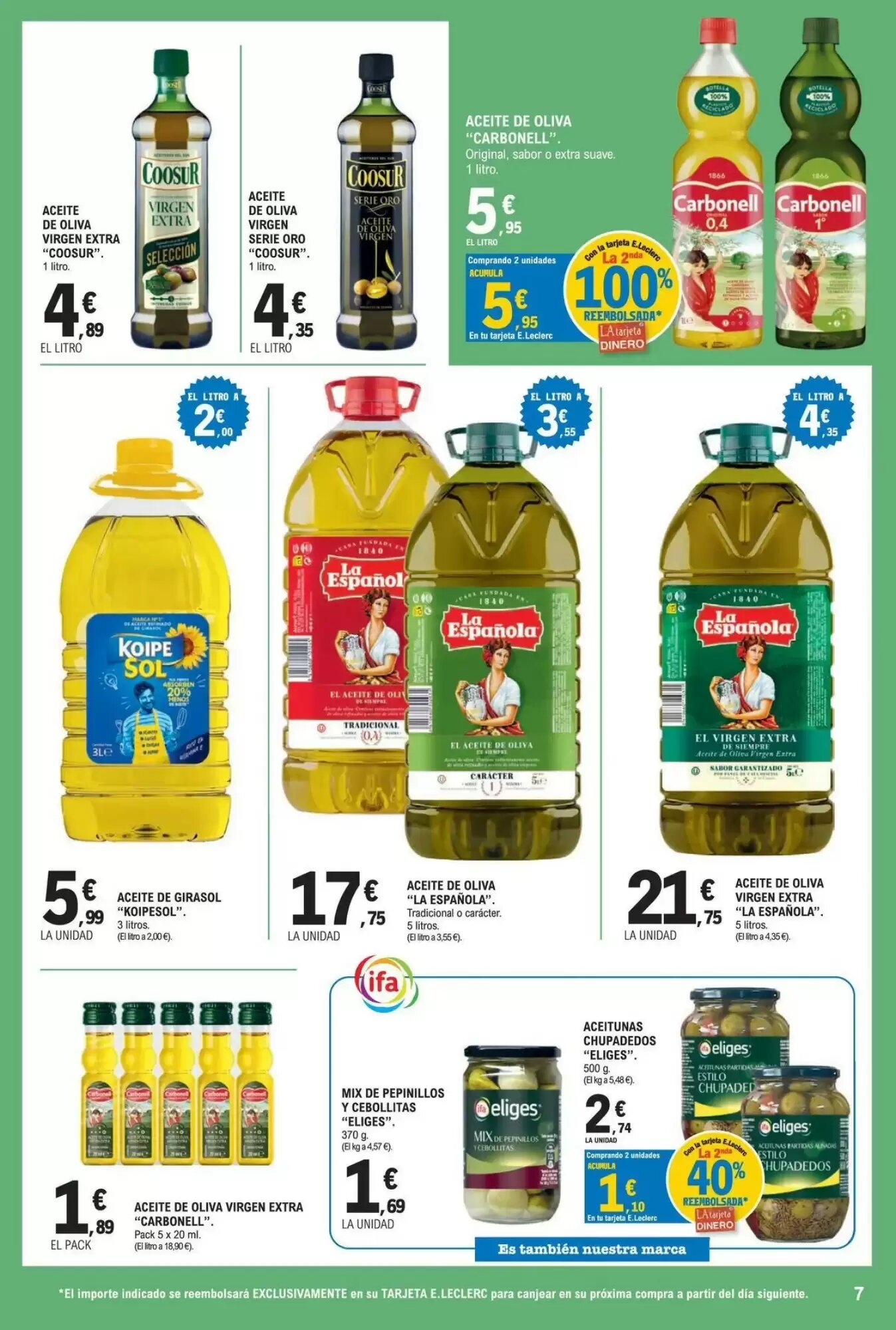 Folleto promocional de E.Leclerc válido desde el 08/09/2026 - Página 7.