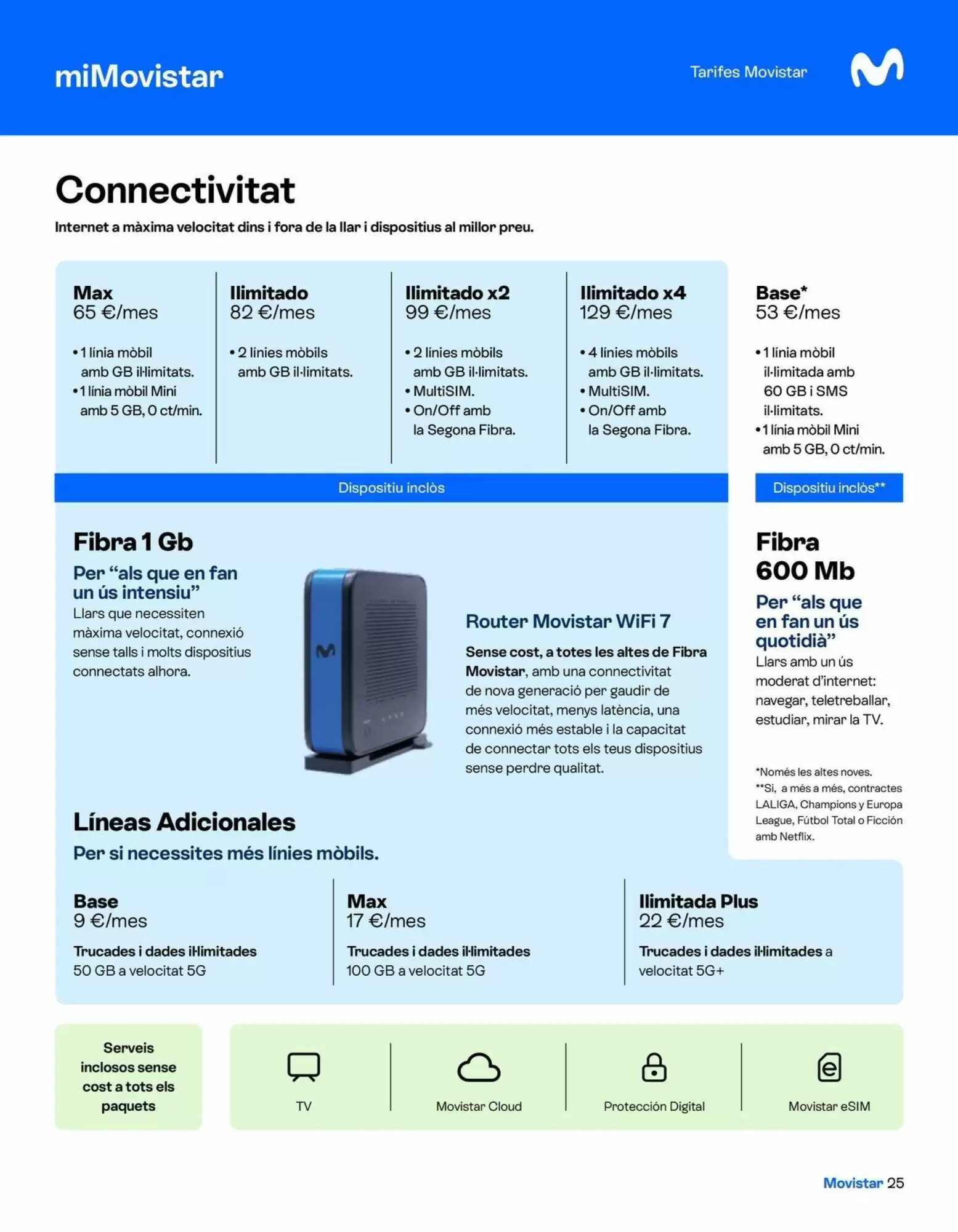 Folleto promocional de Movistar válido desde el 09/09/2026 - Página 25.
