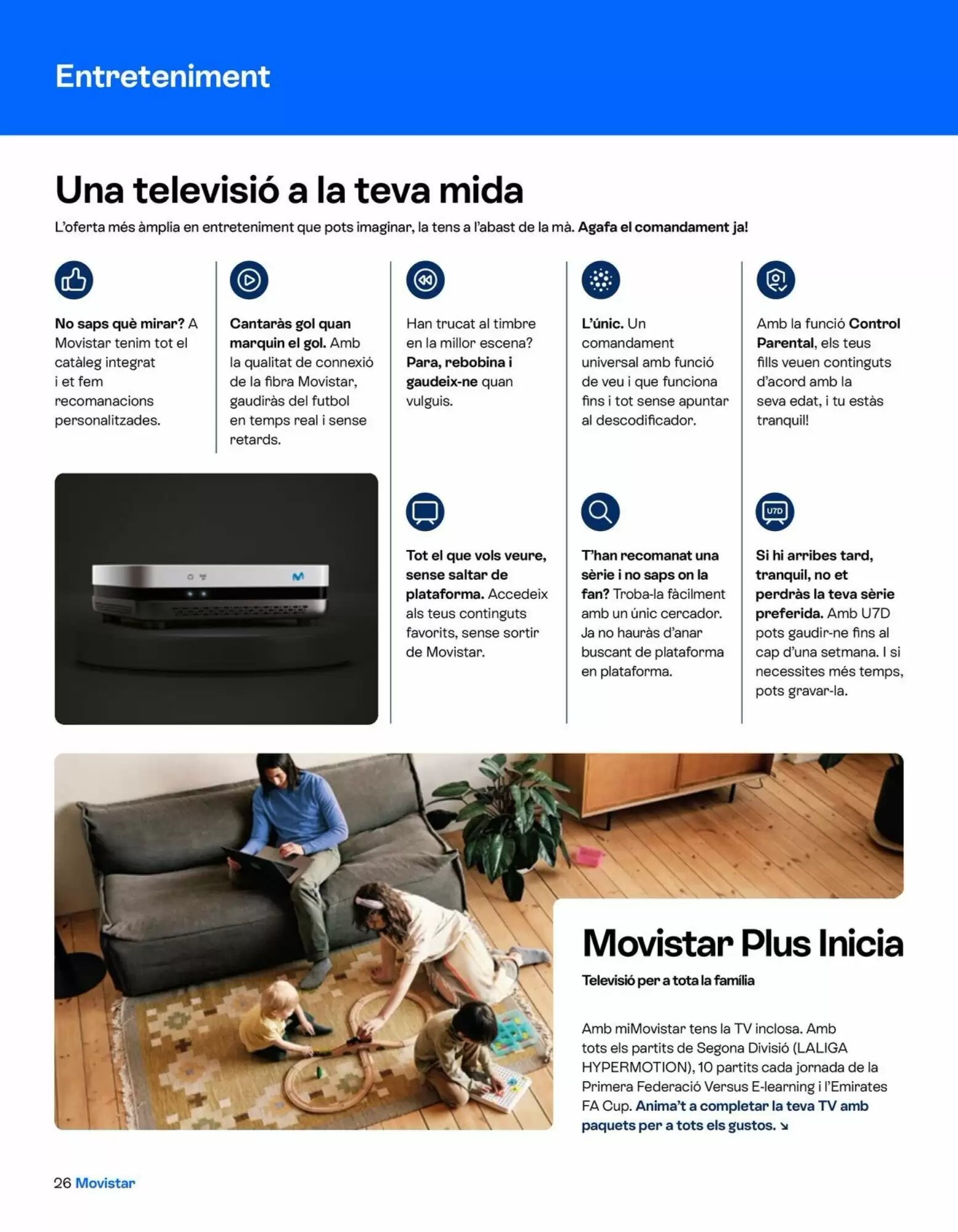Folleto promocional de Movistar válido desde el 09/09/2026 - Página 26.