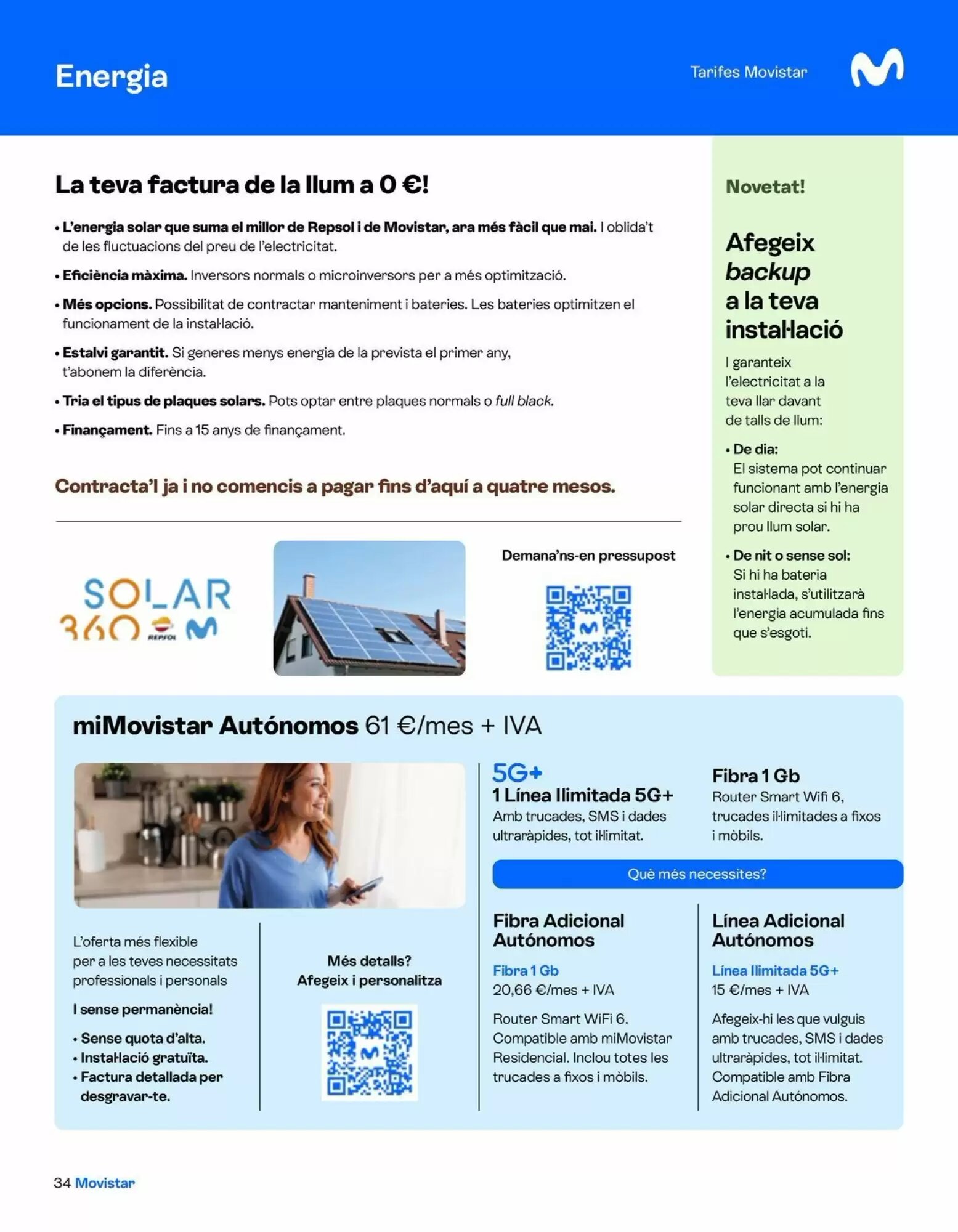 Folleto promocional de Movistar válido desde el 09/09/2026 - Página 34.