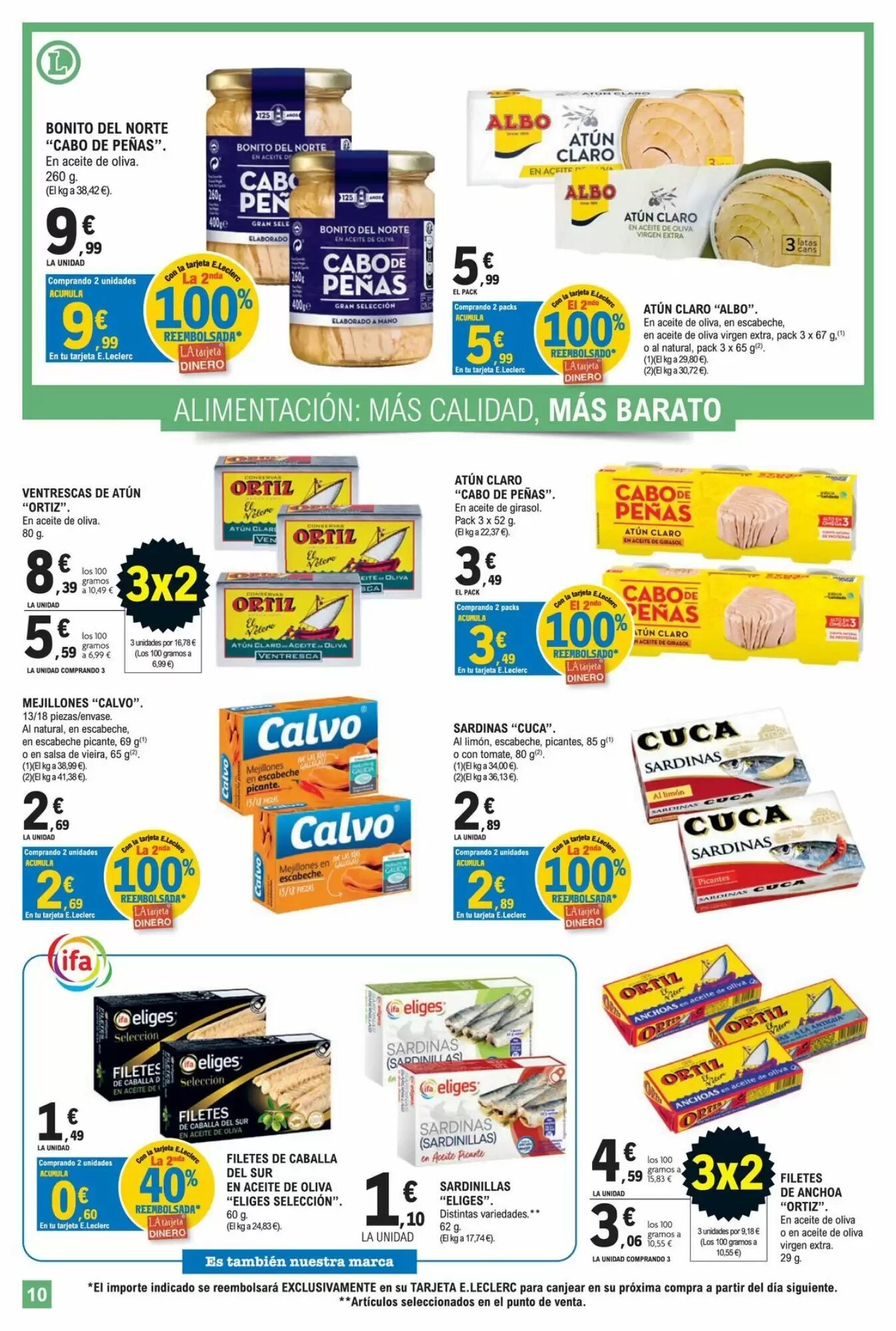 Folleto promocional de E.Leclerc válido desde el 09/09/2026 - Página 10.