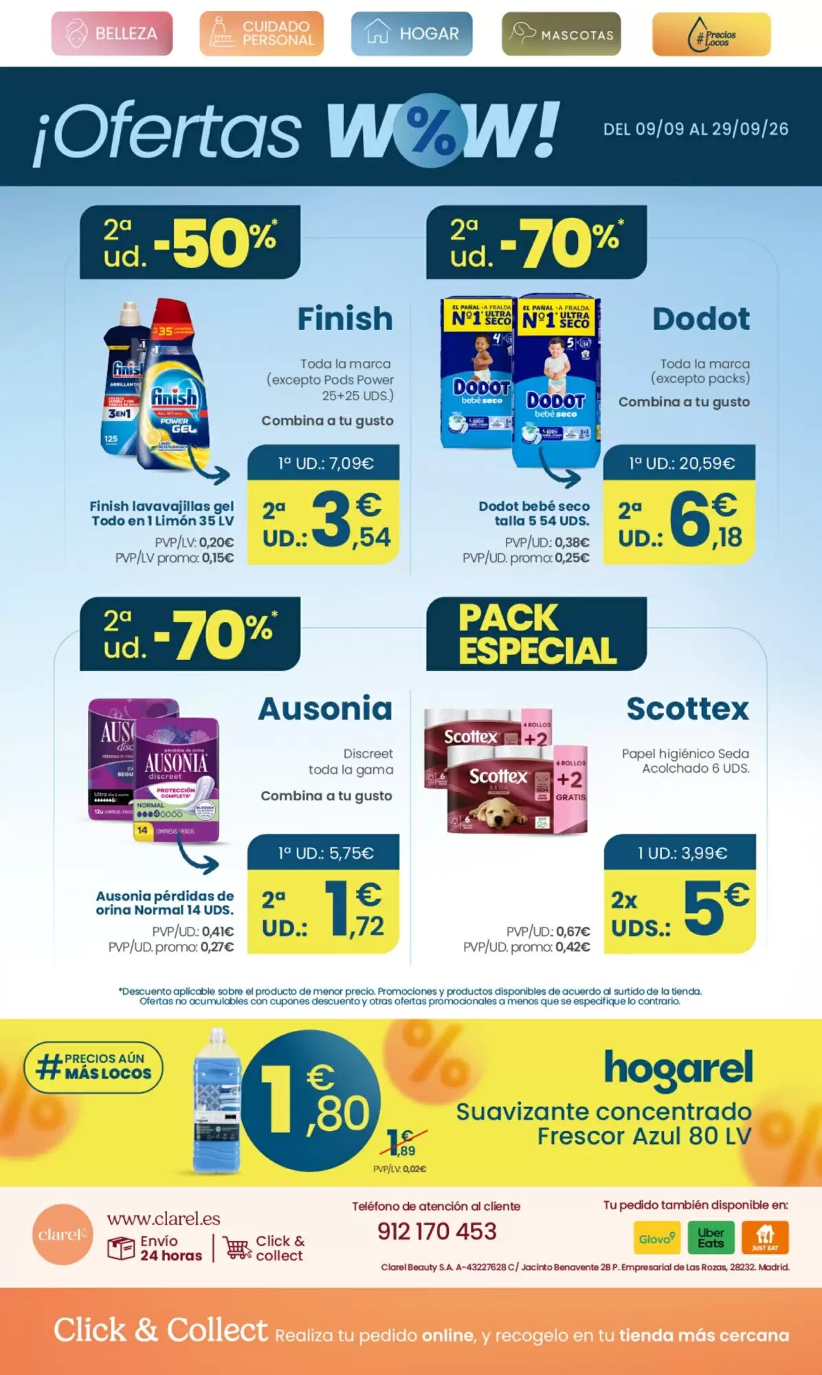 Folleto promocional de Clarel válido desde el 09/09/2026 - Página 16.