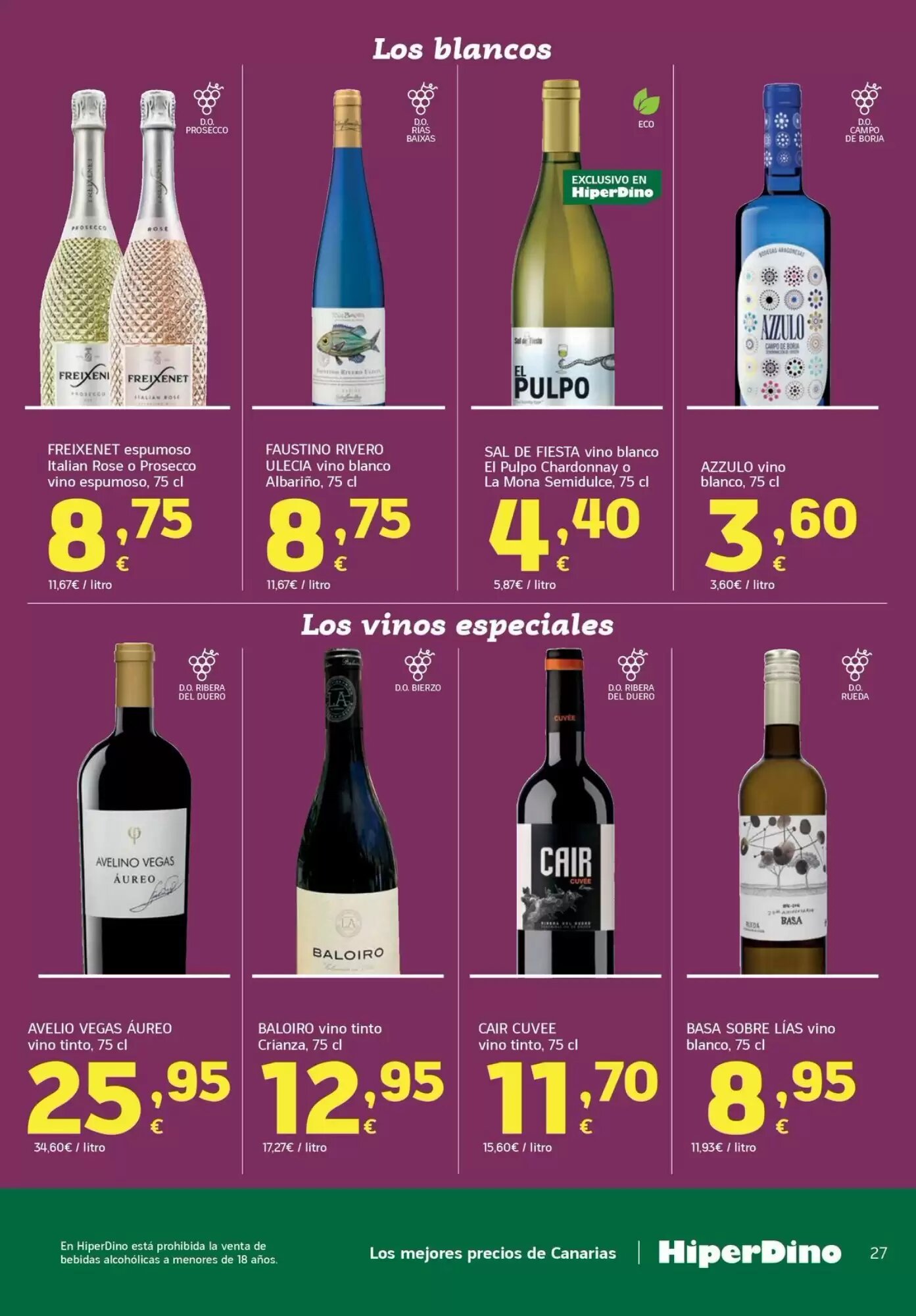 Folleto promocional de HiperDino válido desde el 09/09/2026 - Página 27.