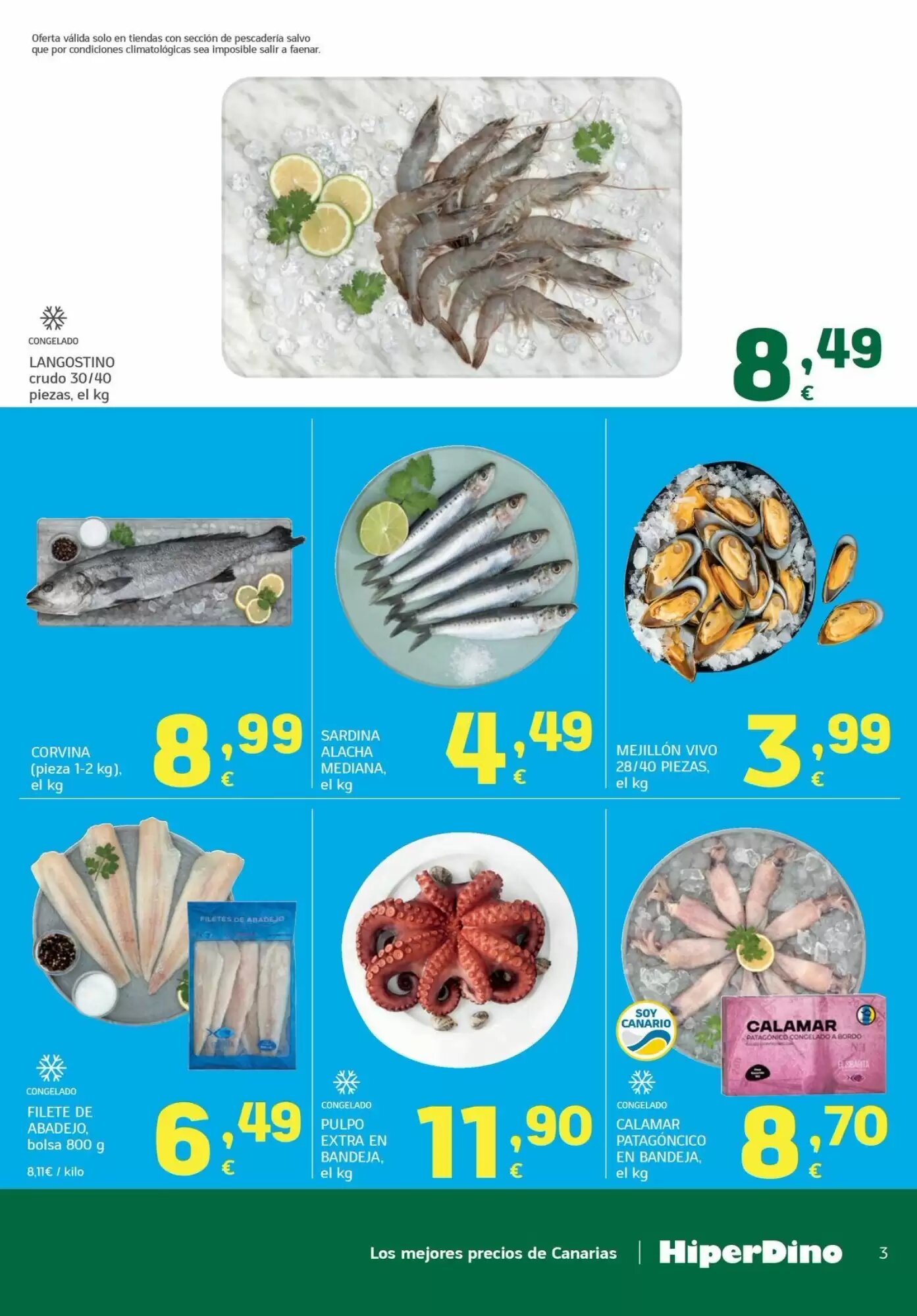 Folleto promocional de HiperDino válido desde el 09/09/2026 - Página 3.