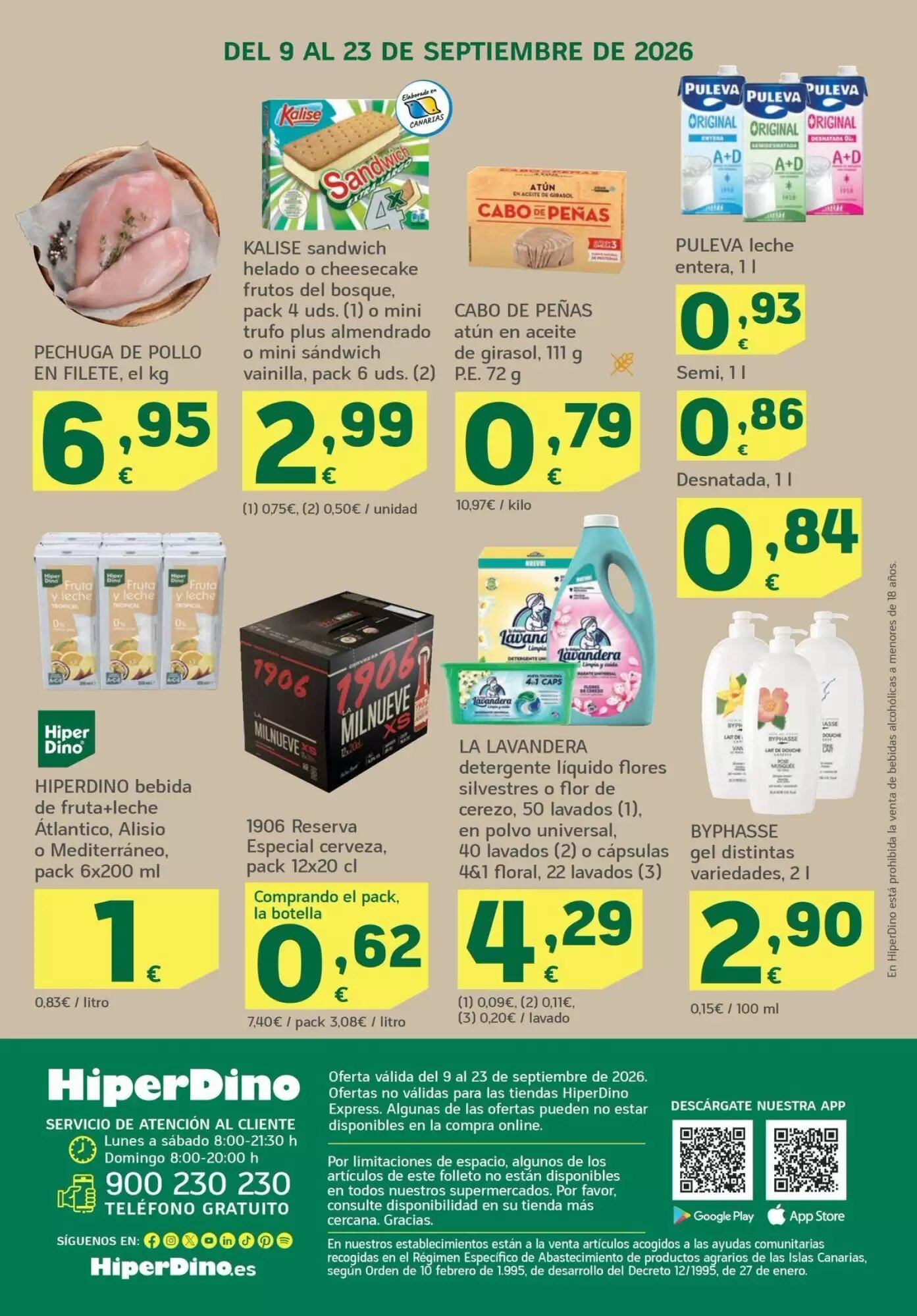 Folleto promocional de HiperDino válido desde el 09/09/2026 - Página 40.