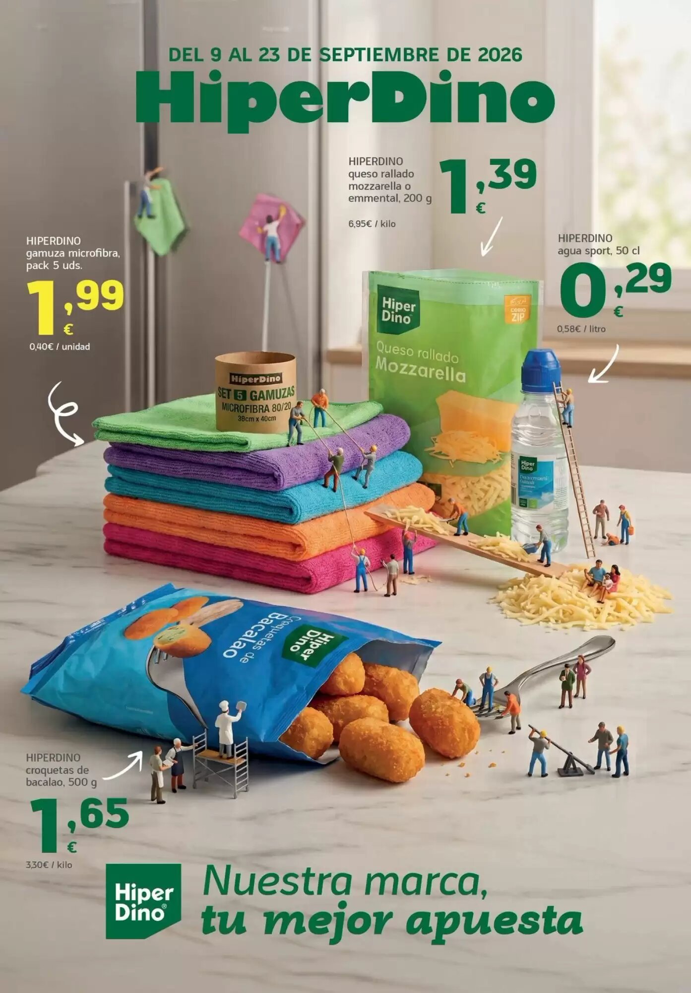 Folleto promocional de HiperDino válido desde el 09/09/2026 - Página 1.
