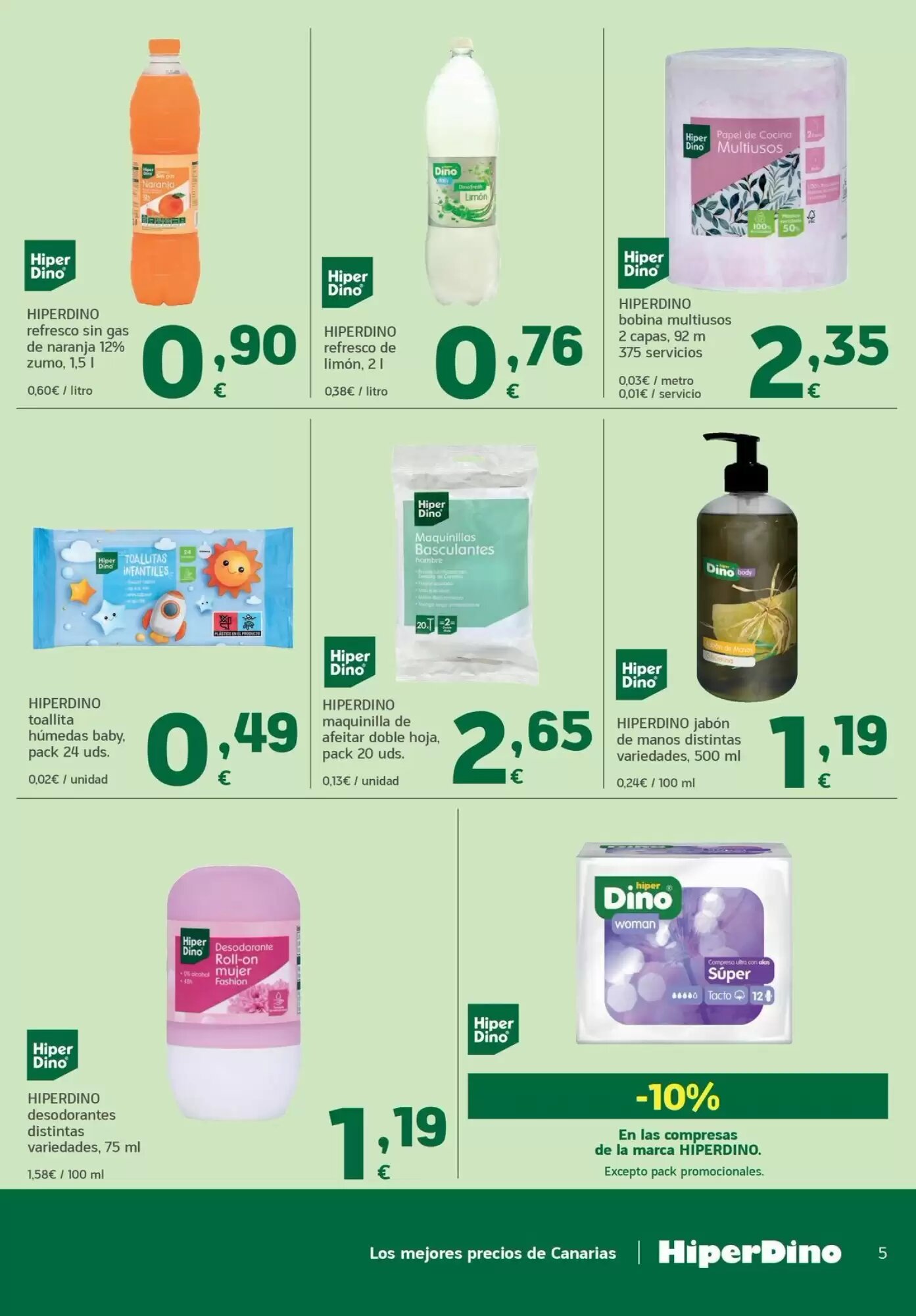 Folleto promocional de HiperDino válido desde el 09/09/2026 - Página 5.