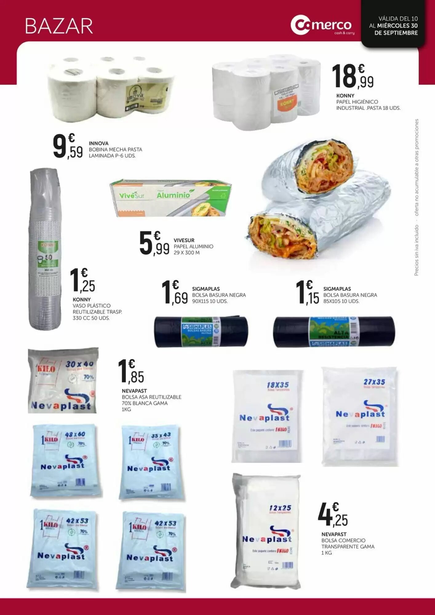 Folleto promocional de Comerco Cash & Carry válido desde el 10/09/2026 - Página 7.