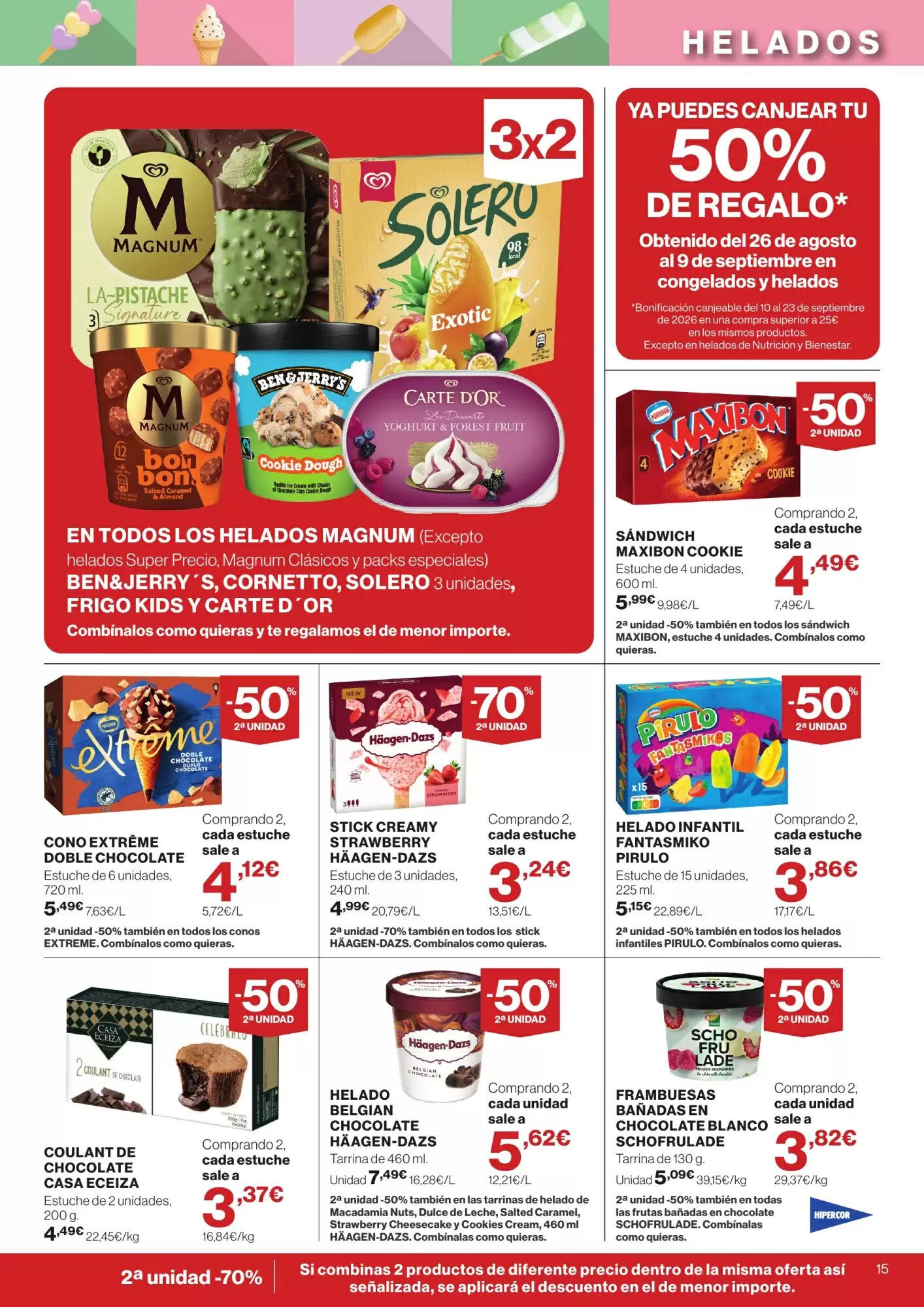 Folleto promocional de Hipercor válido desde el 10/09/2026 - Página 15.