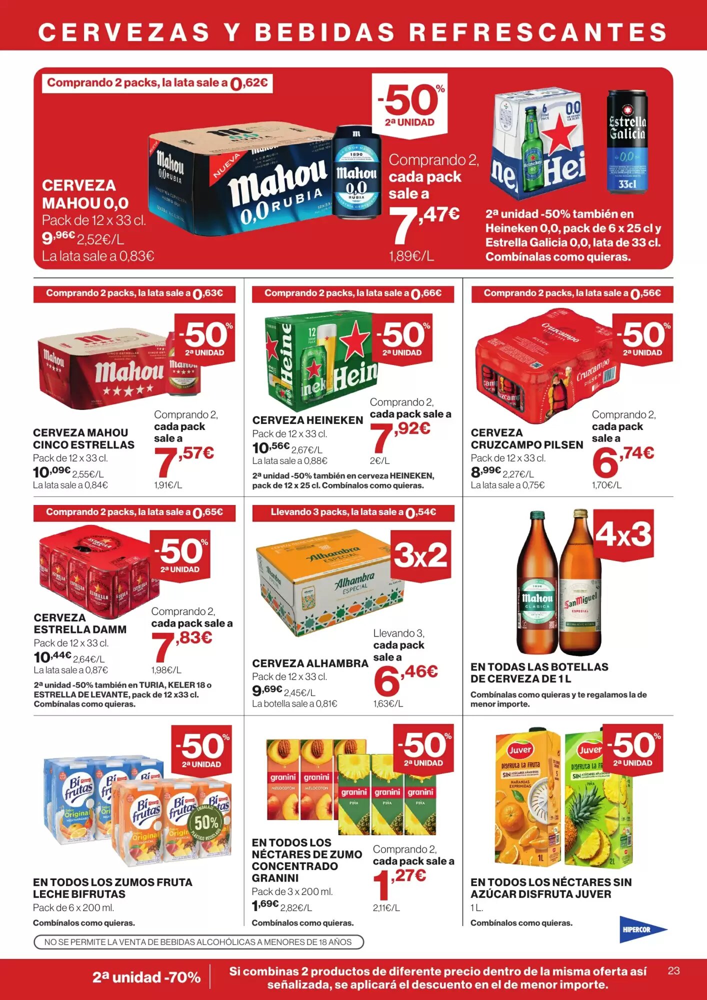 Folleto promocional de Hipercor válido desde el 10/09/2026 - Página 23.