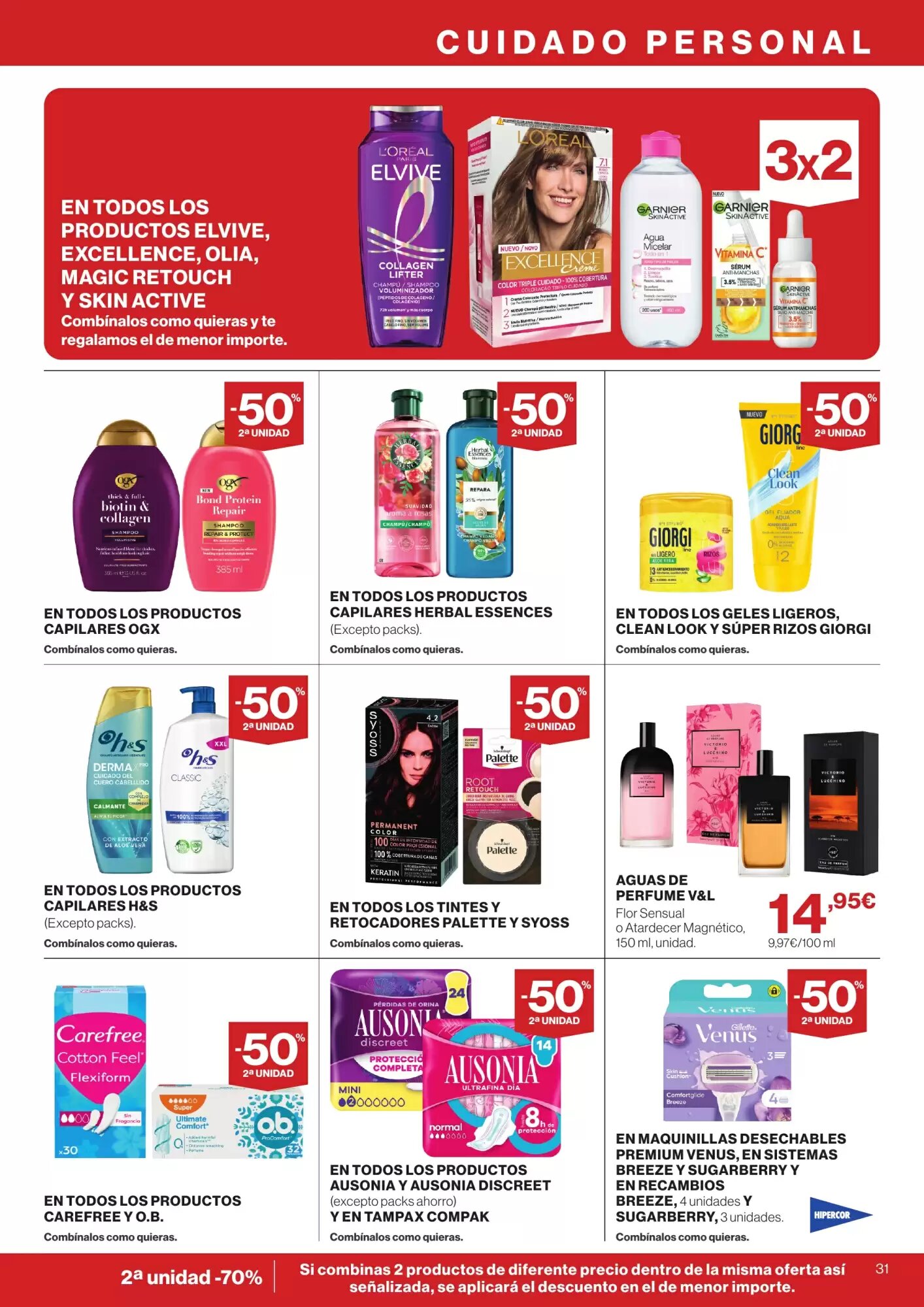 Folleto promocional de Hipercor válido desde el 10/09/2026 - Página 31.