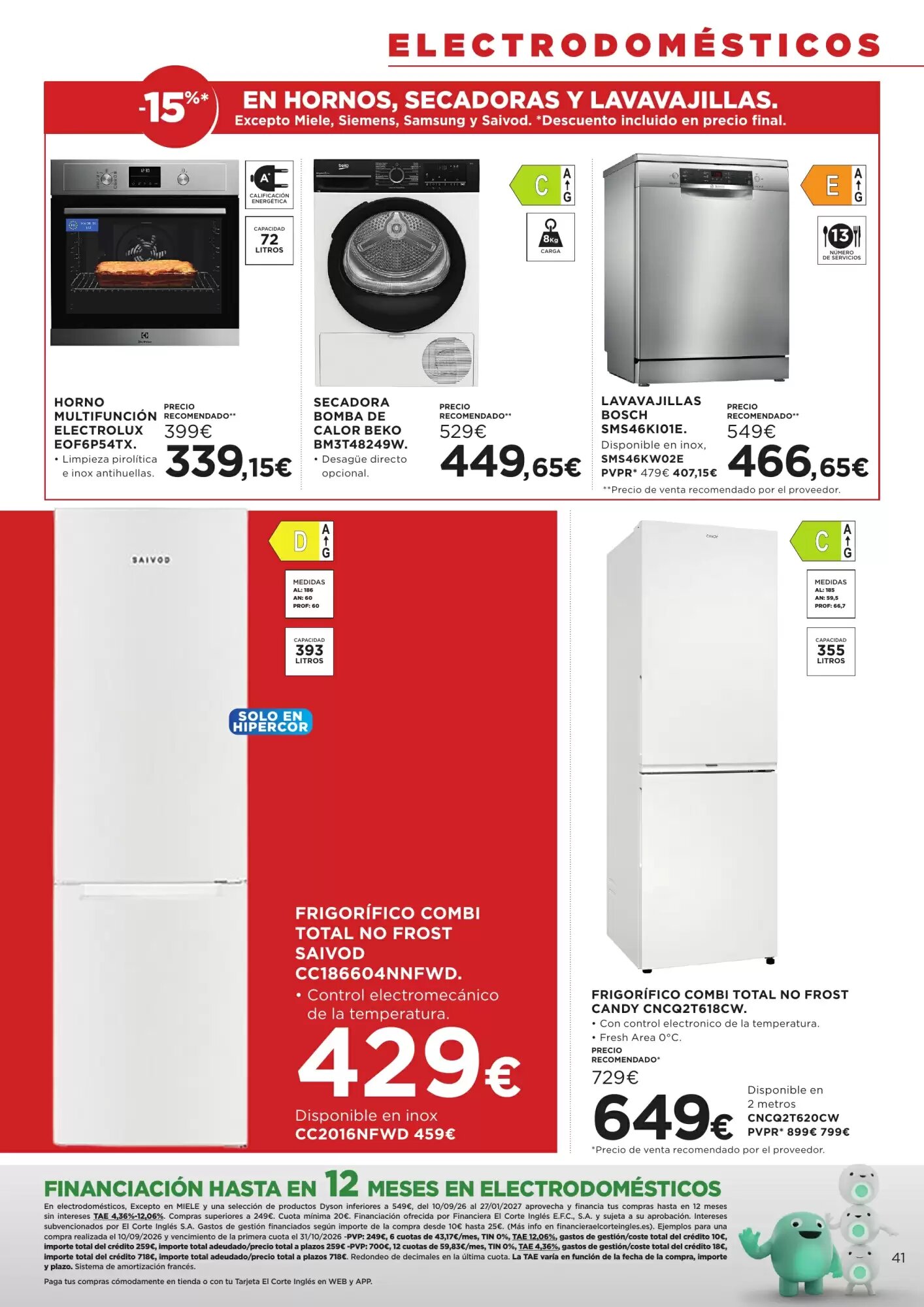 Folleto promocional de Hipercor válido desde el 10/09/2026 - Página 41.
