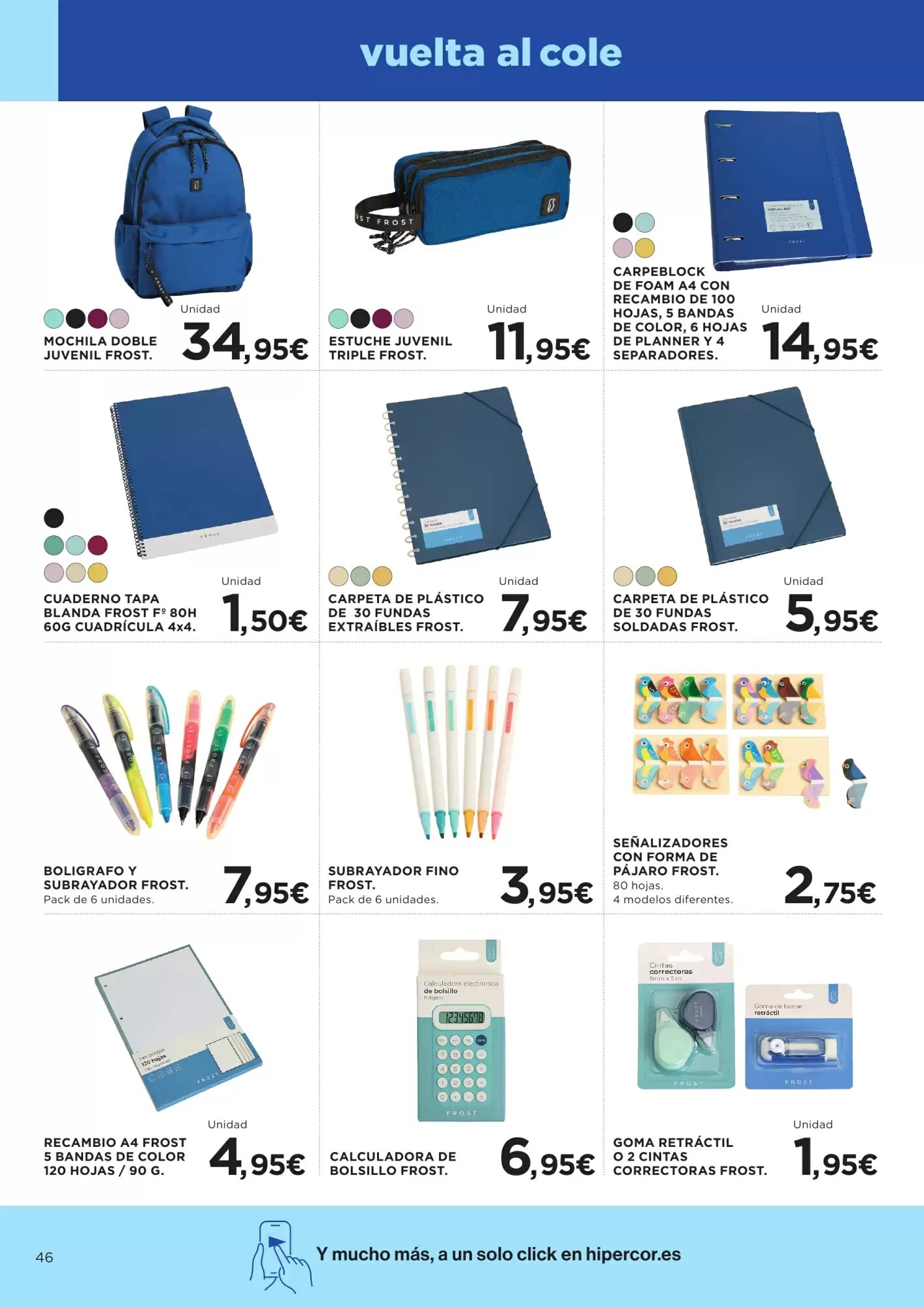 Folleto promocional de Hipercor válido desde el 10/09/2026 - Página 46.