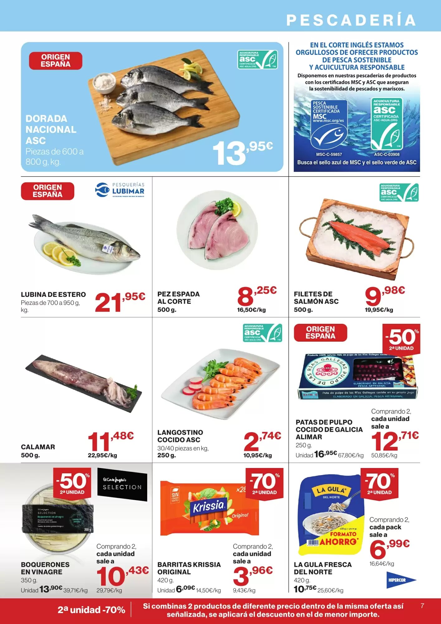 Folleto promocional de Hipercor válido desde el 10/09/2026 - Página 7.