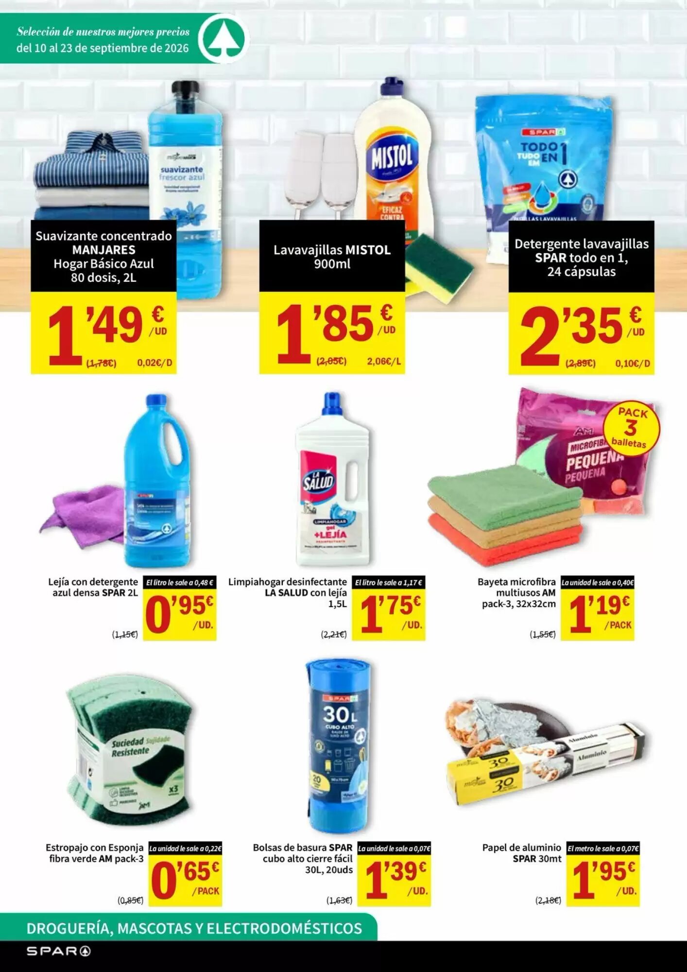 Folleto promocional de Spar válido desde el 10/09/2026 - Página 10.
