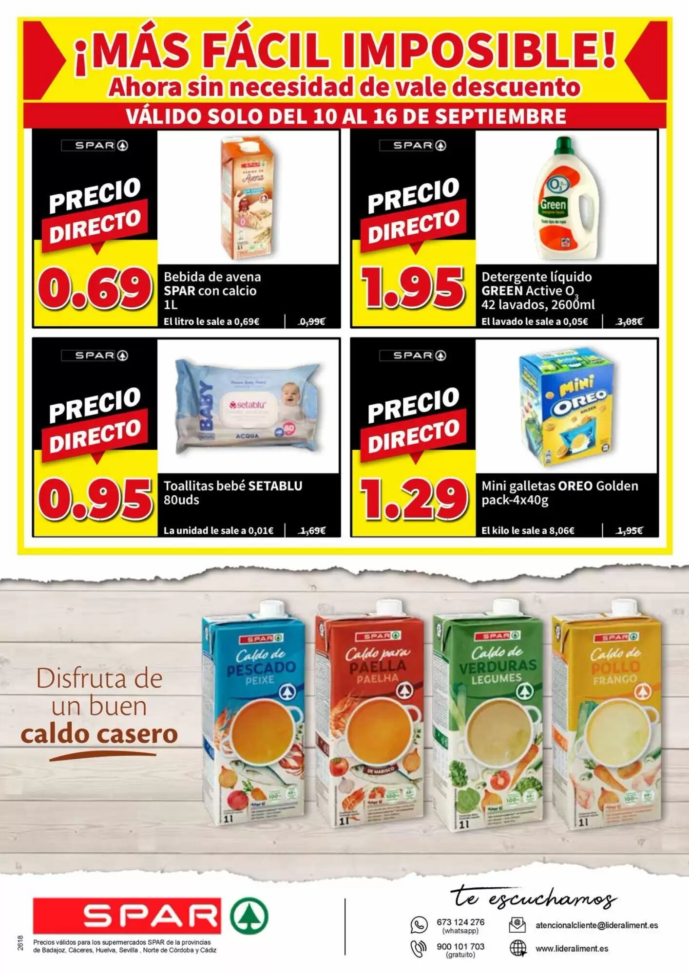 Folleto promocional de Spar válido desde el 10/09/2026 - Página 12.