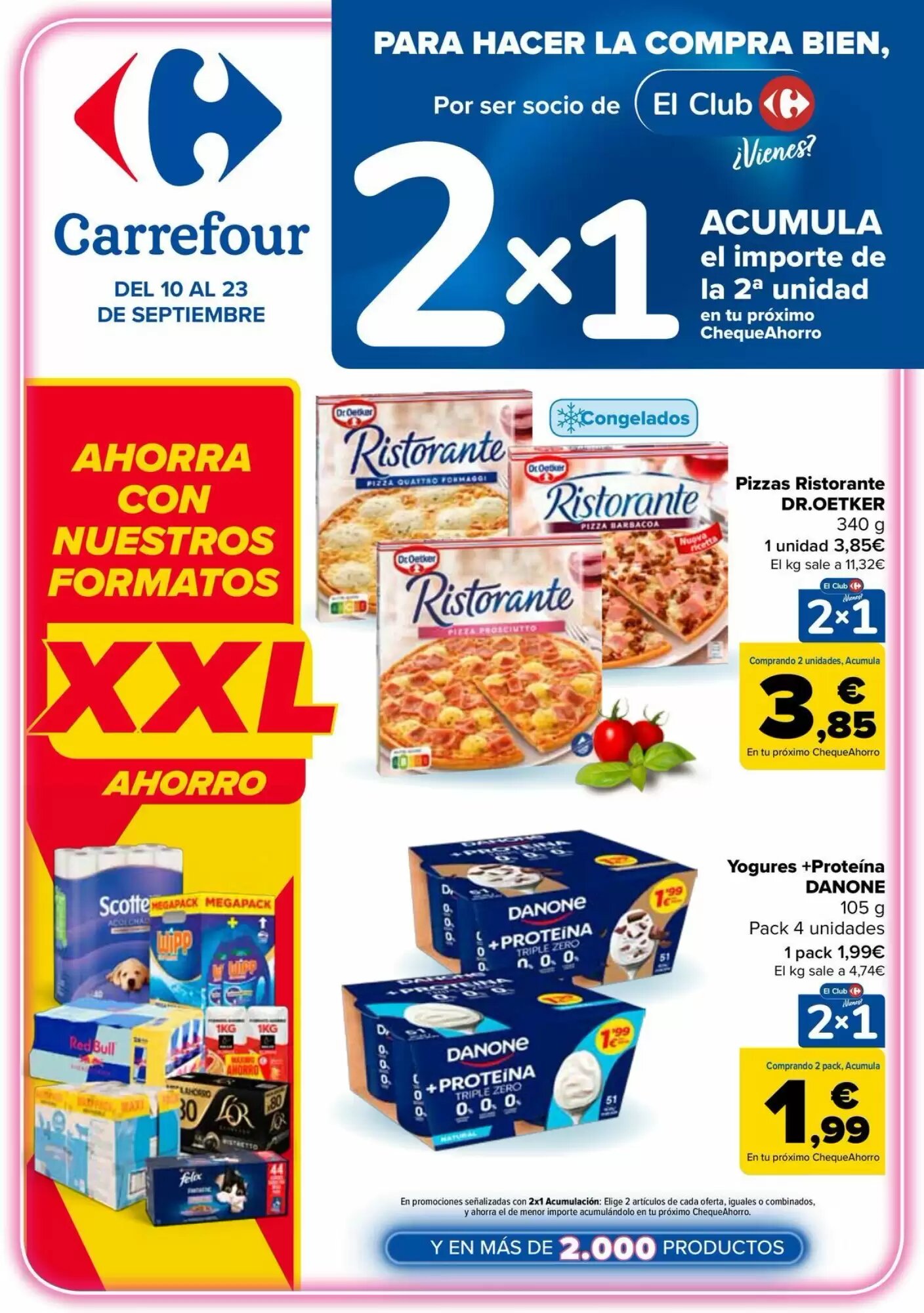 Folleto promocional de Carrefour válido desde el 10/09/2026 - Página 1.