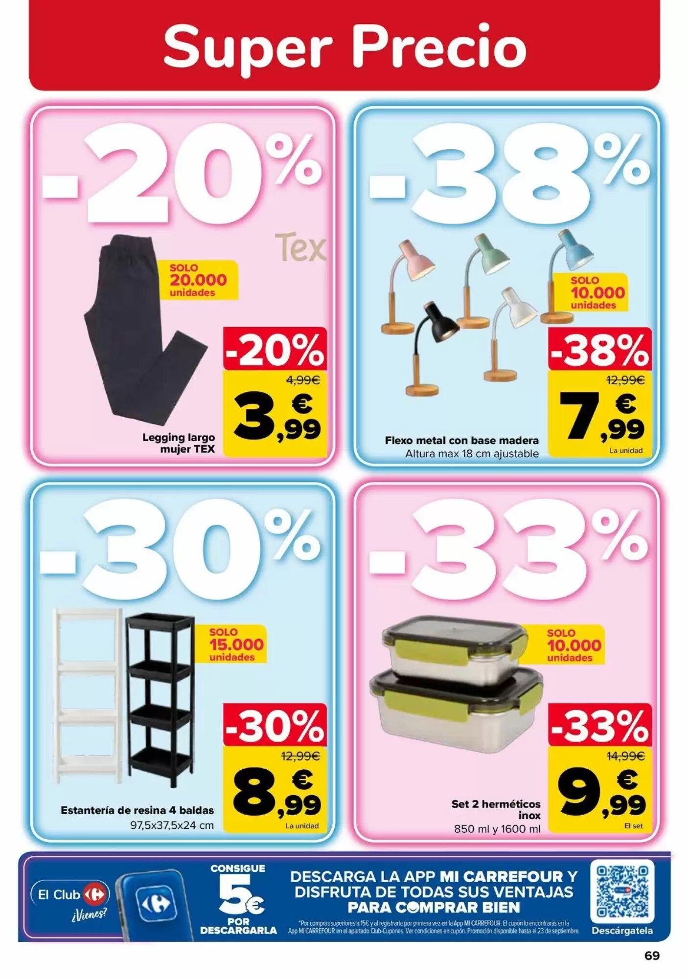 Folleto promocional de Carrefour válido desde el 10/09/2026 - Página 69.