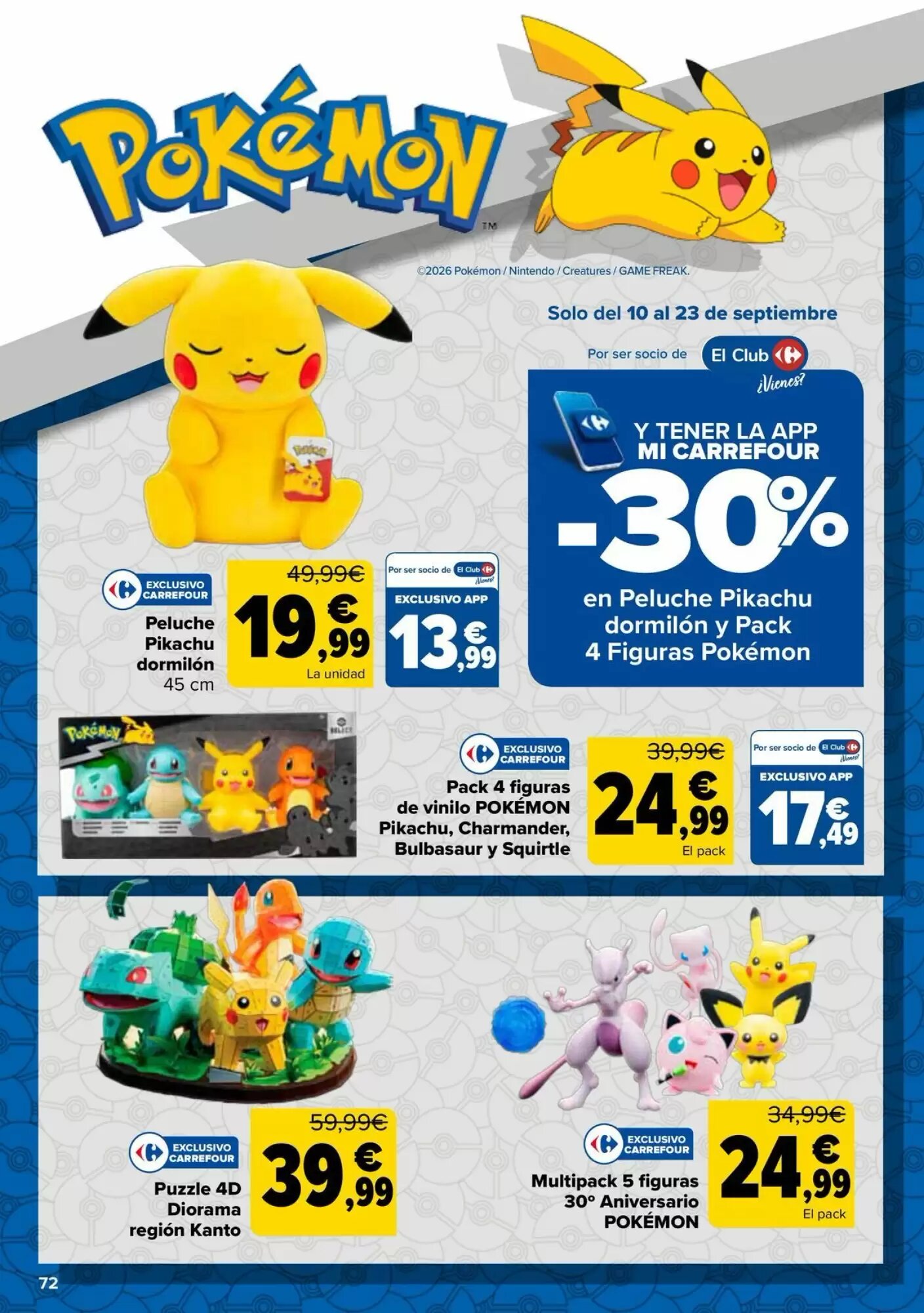 Folleto promocional de Carrefour válido desde el 10/09/2026 - Página 72.