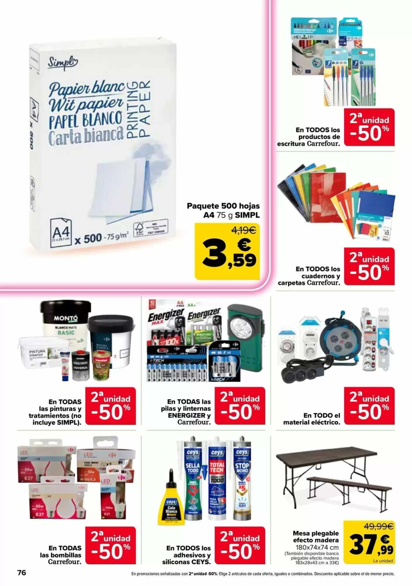 Folleto promocional de Carrefour válido desde el 10/09/2026 - Página 76.