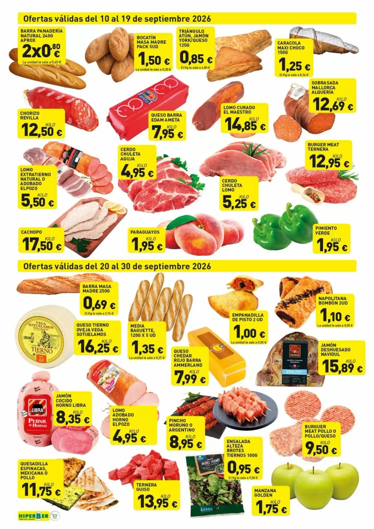 Folleto promocional de Hiperber válido desde el 10/09/2026 - Página 2.