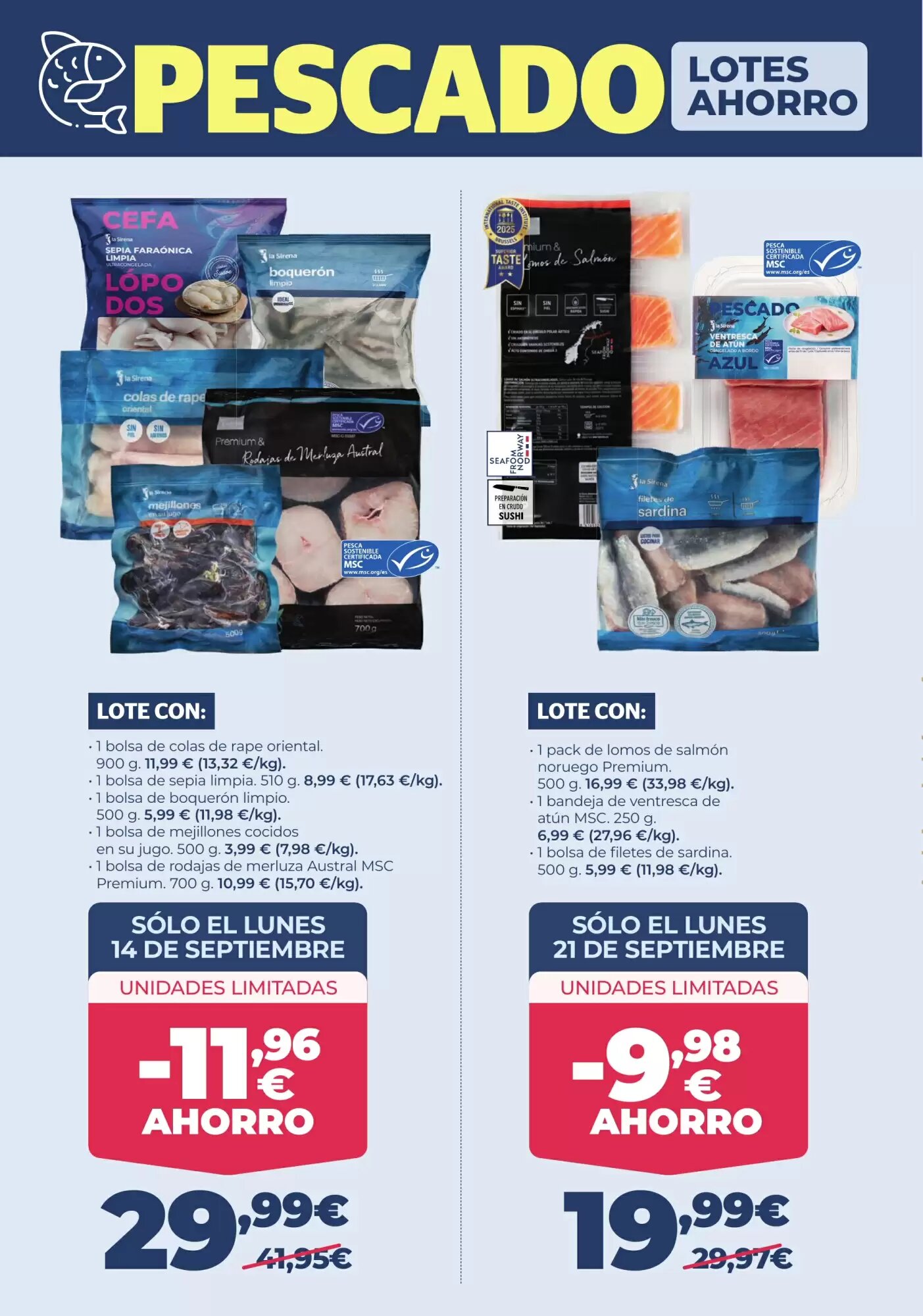Folleto promocional de La Sirena válido desde el 10/09/2026 - Página 8.
