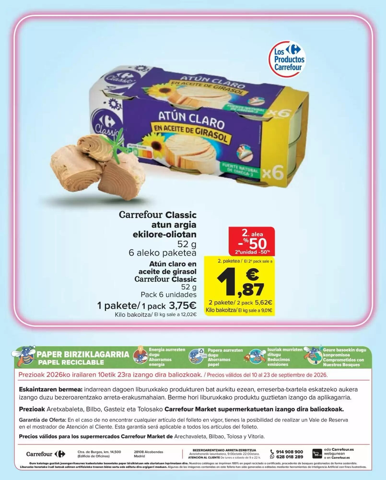 Folleto promocional de Carrefour Market válido desde el 10/09/2026 - Página 24.