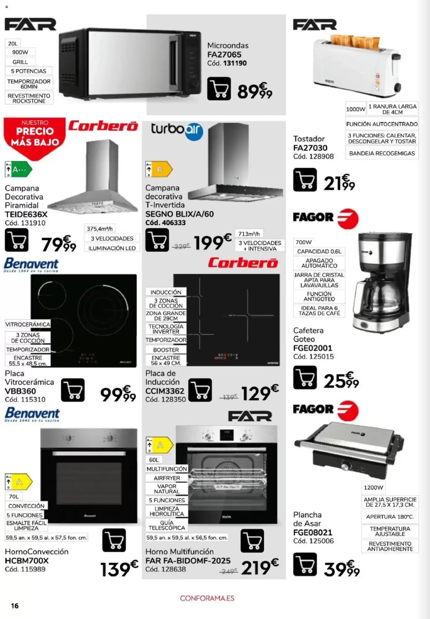 Folleto promocional de Conforama válido desde el 10/09/2026 - Página 16.