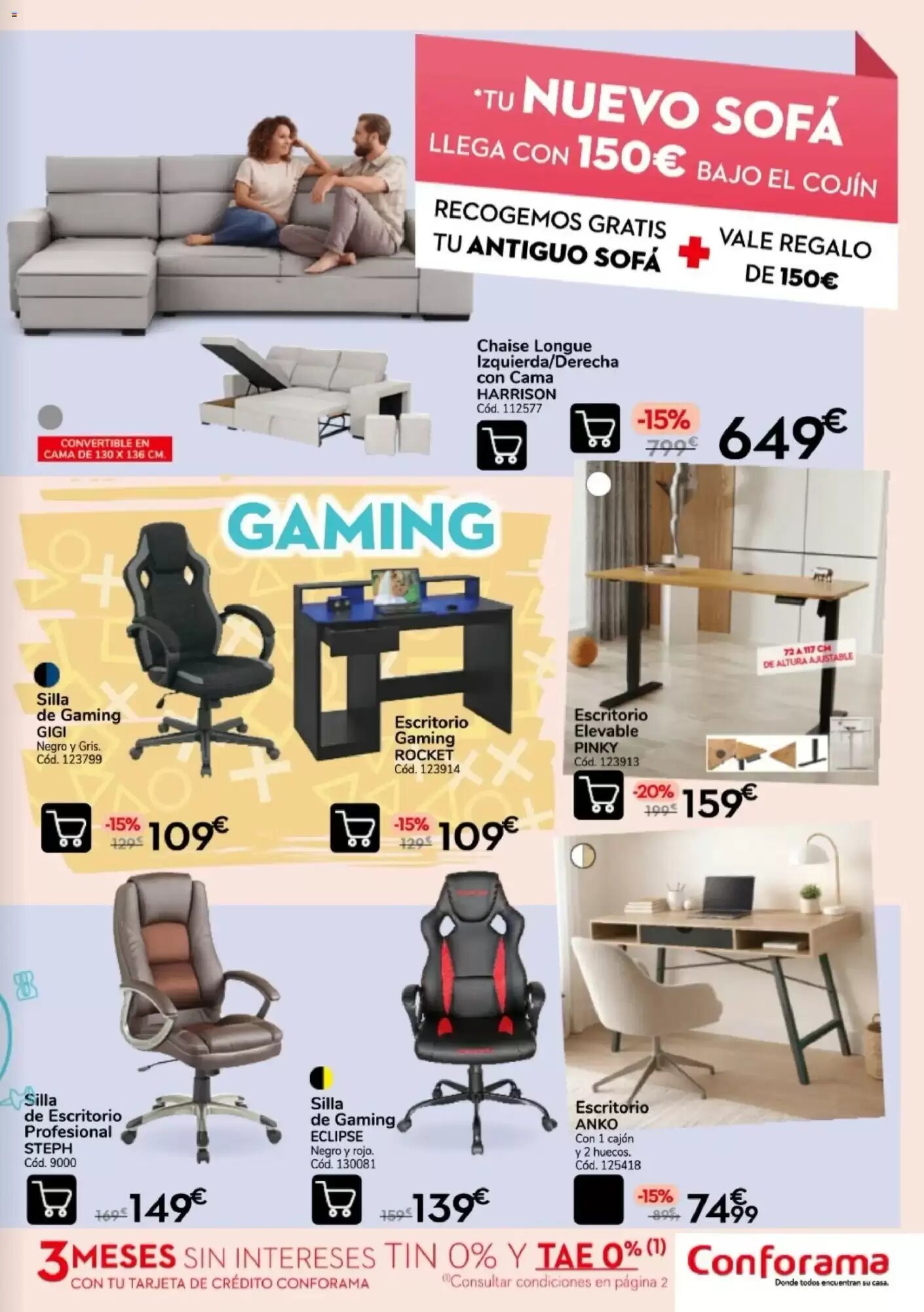 Folleto promocional de Conforama válido desde el 10/09/2026 - Página 3.