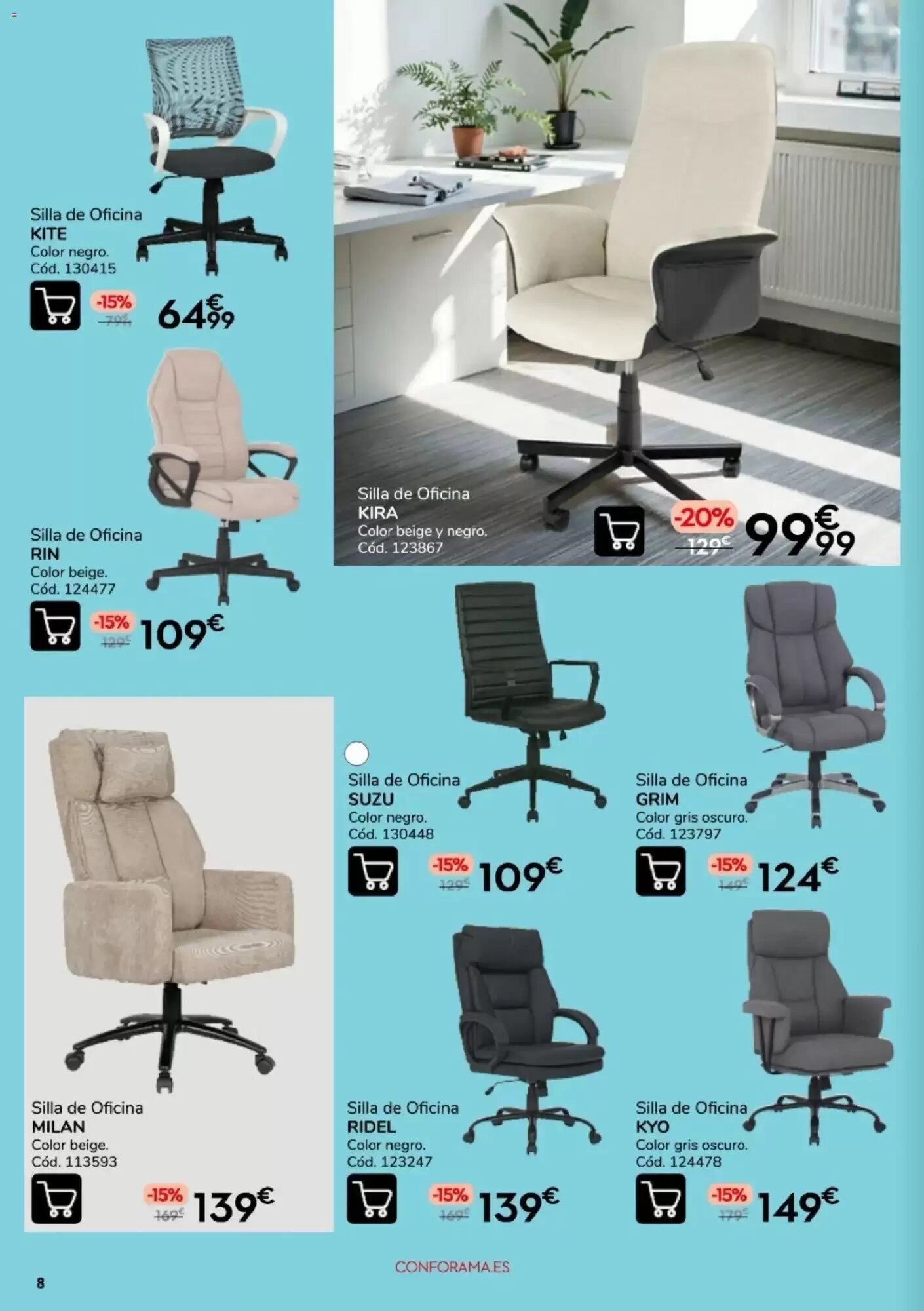 Folleto promocional de Conforama válido desde el 10/09/2026 - Página 8.