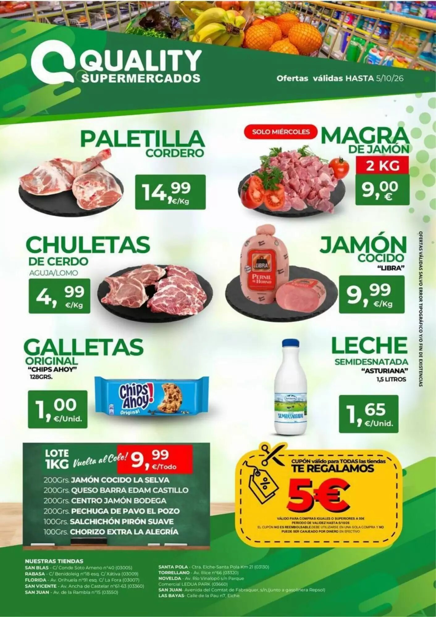 Folleto promocional de Quality Supermercados válido desde el 11/09/2026 - Página 1.