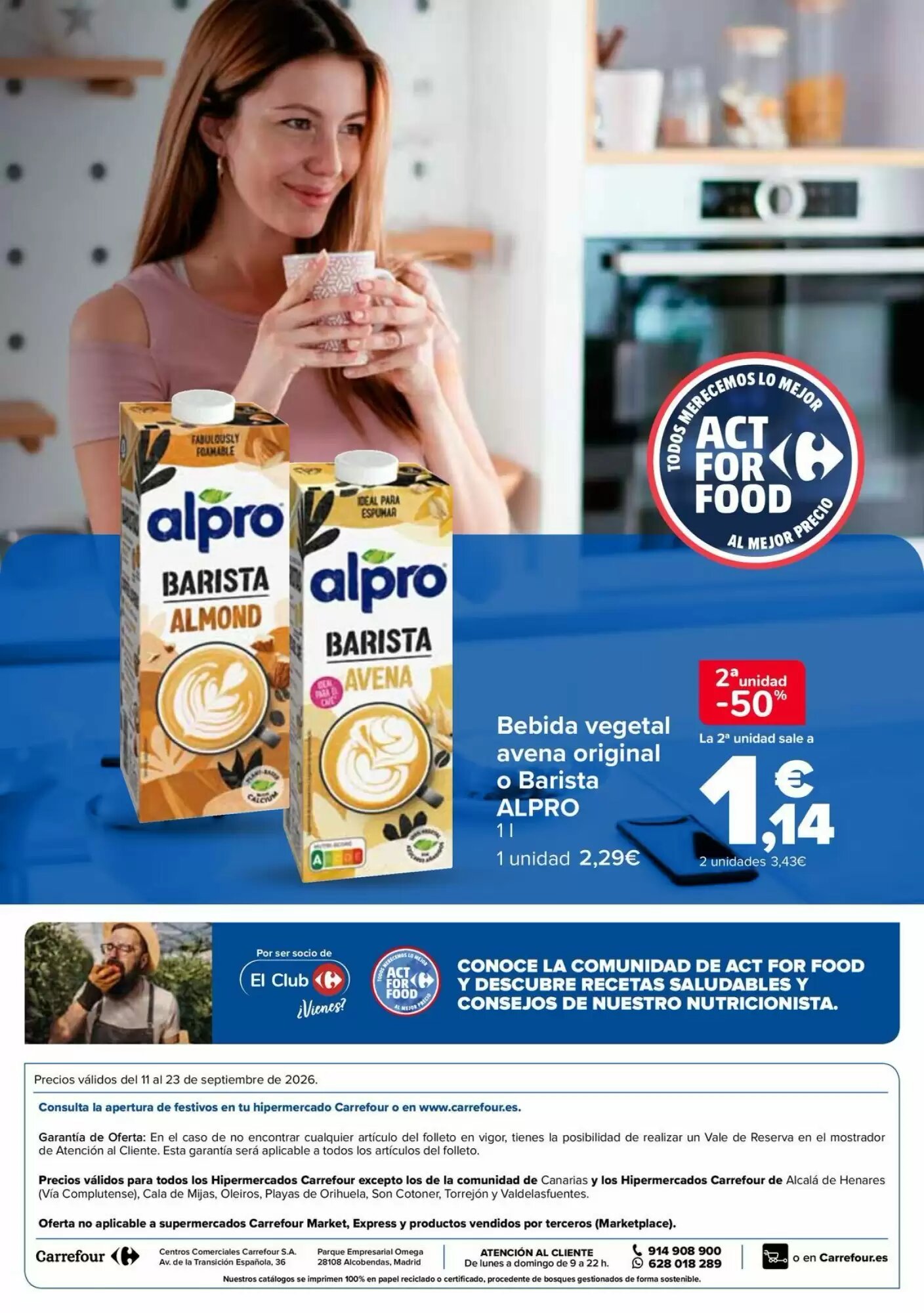 Folleto promocional de Carrefour válido desde el 11/09/2026 - Página 18.