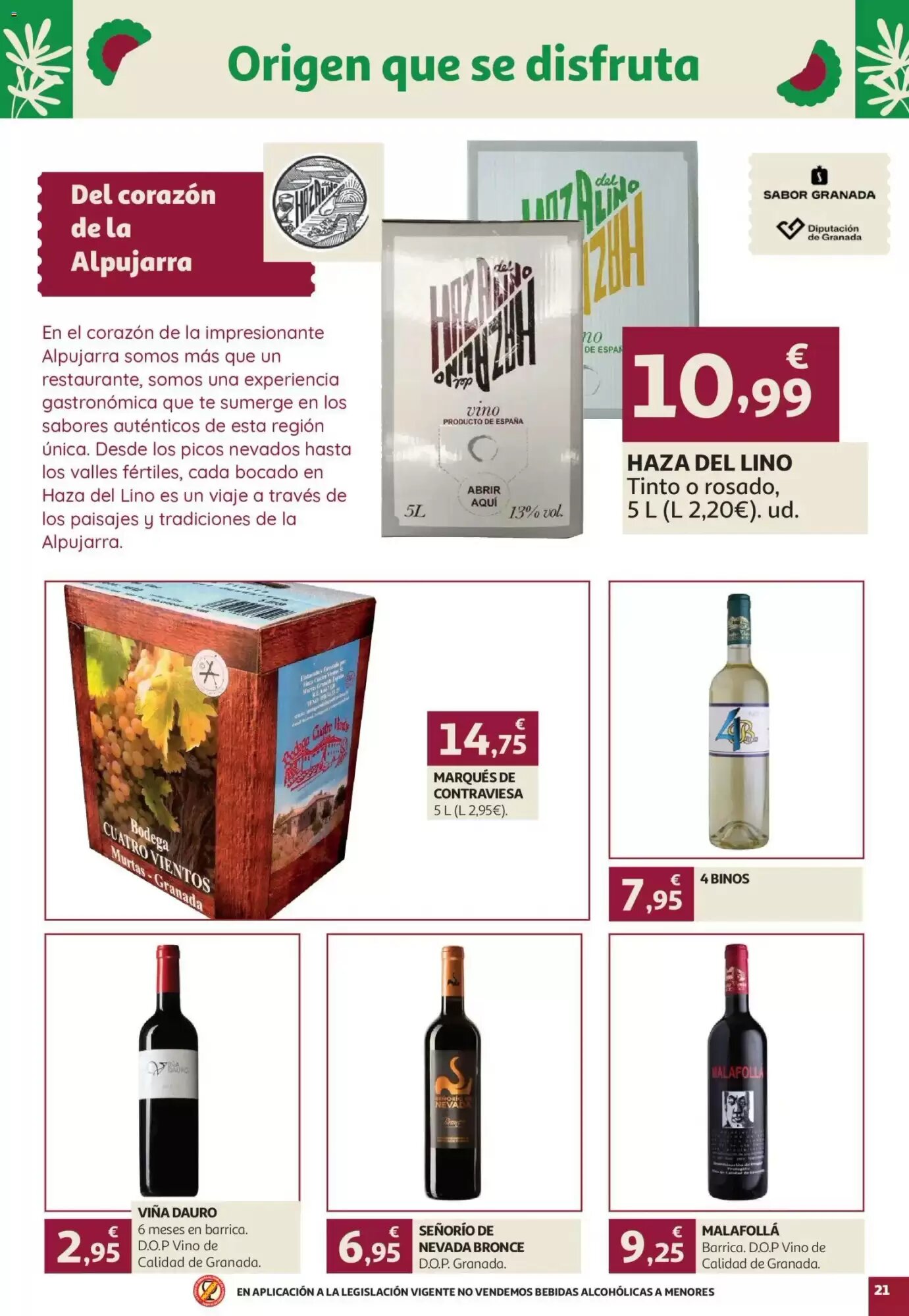 Folleto promocional de Alcampo válido desde el 11/09/2026 - Página 21.