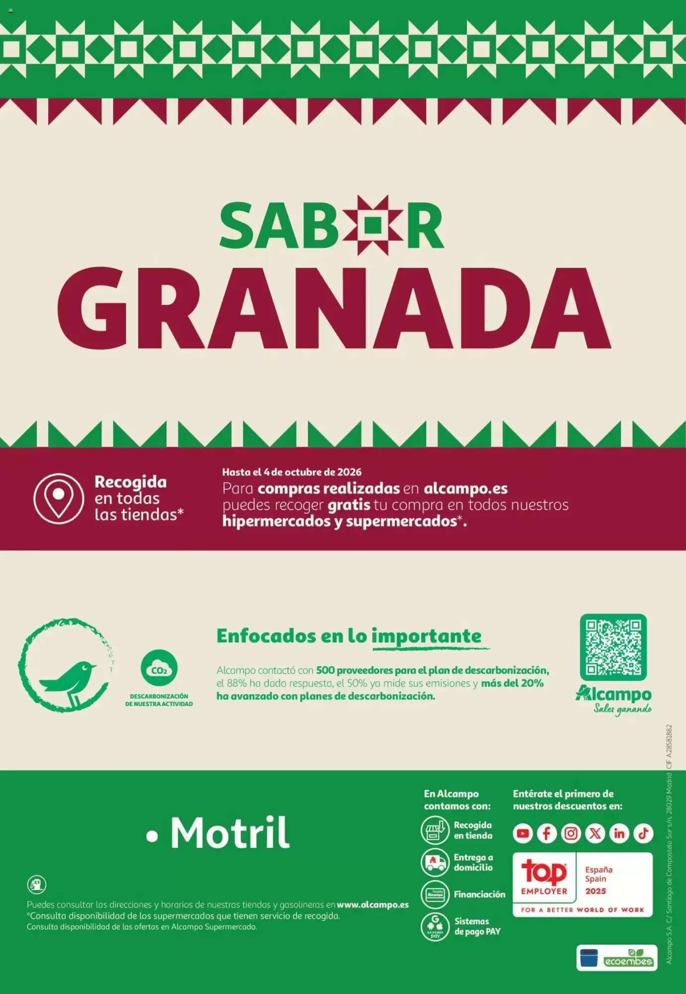 Folleto promocional de Alcampo válido desde el 11/09/2026 - Página 23.