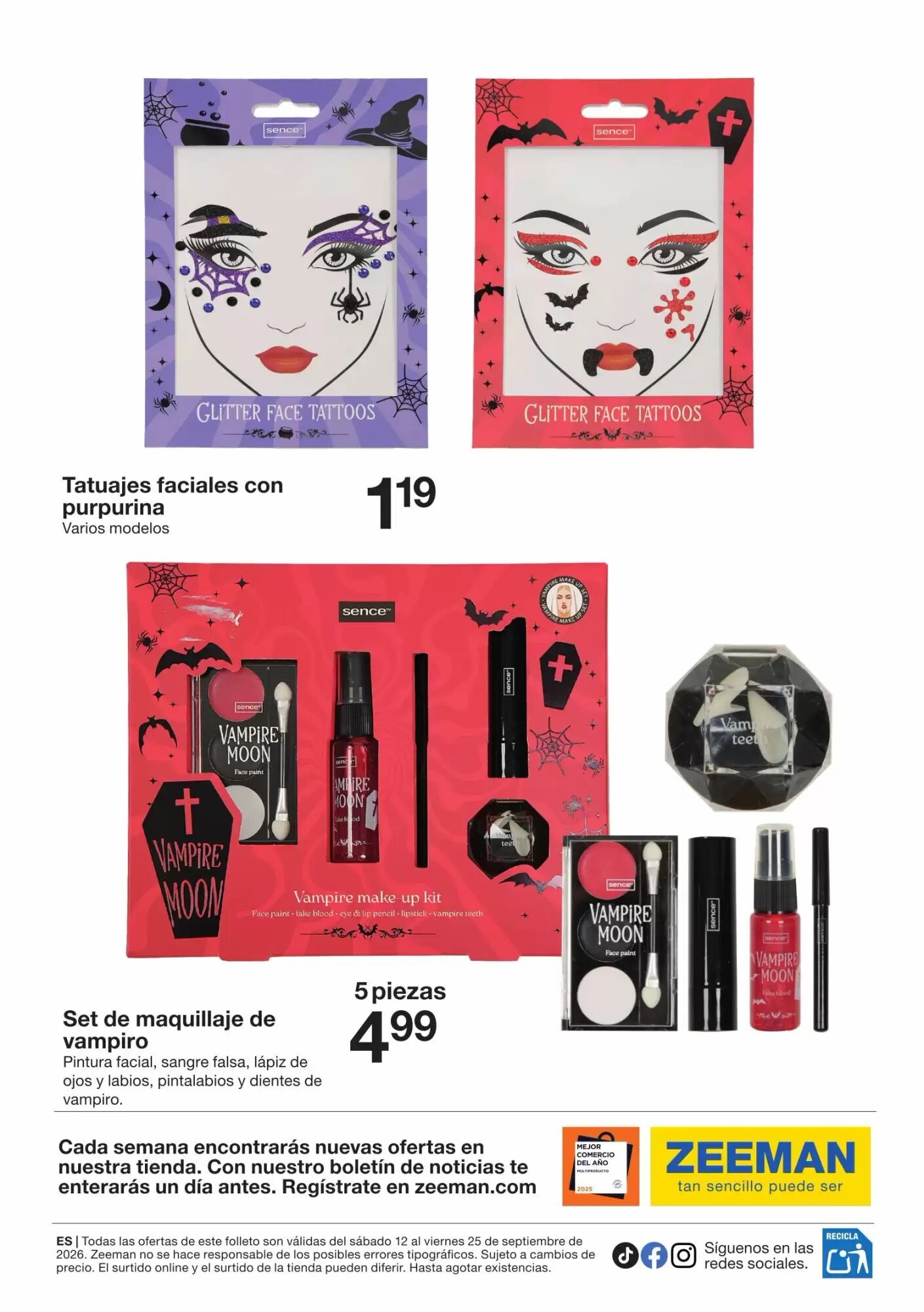 Folleto promocional de Zeeman válido desde el 12/09/2026 - Página 27.