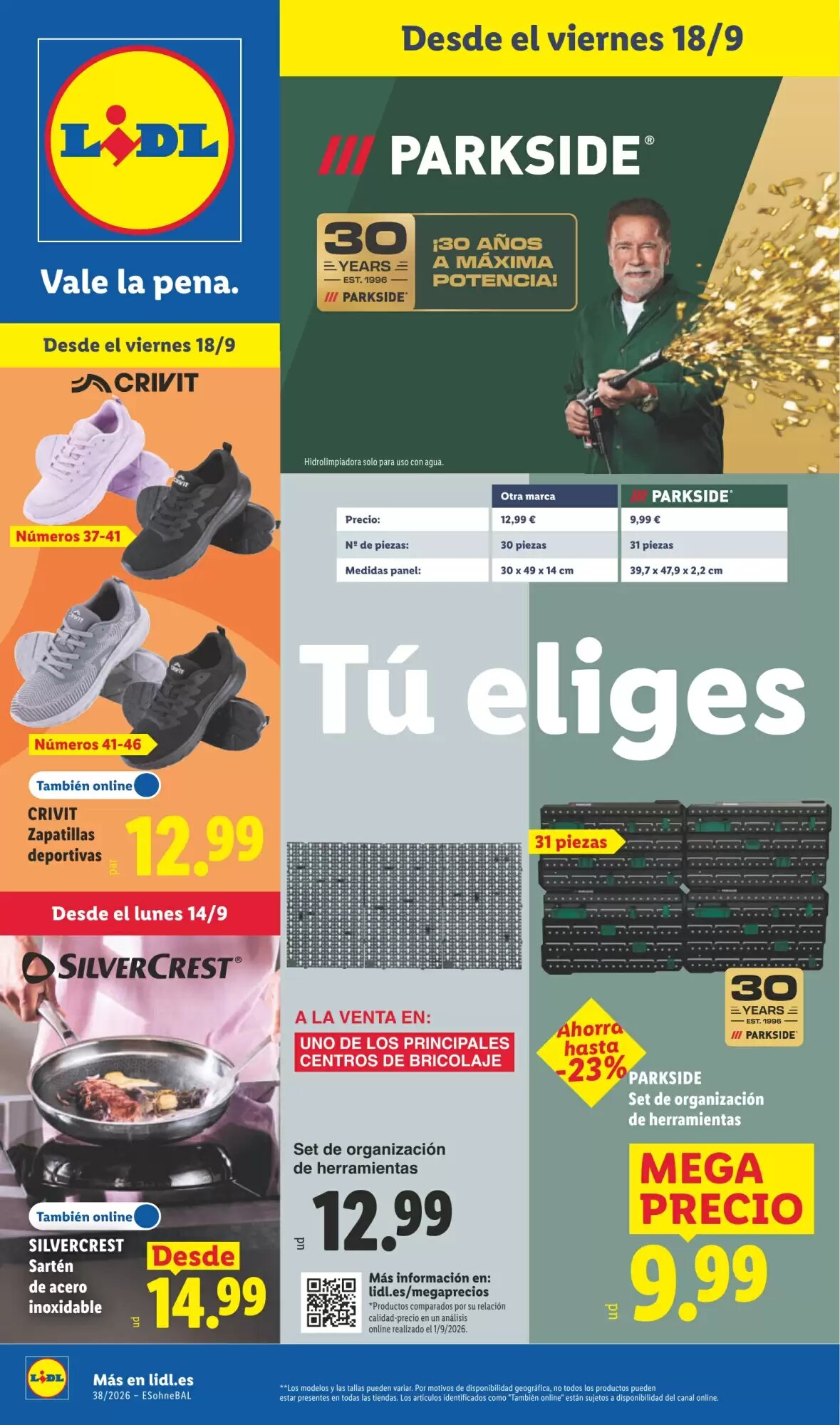 Folleto promocional de Lidl válido desde el 14/09/2026 - Página 1.