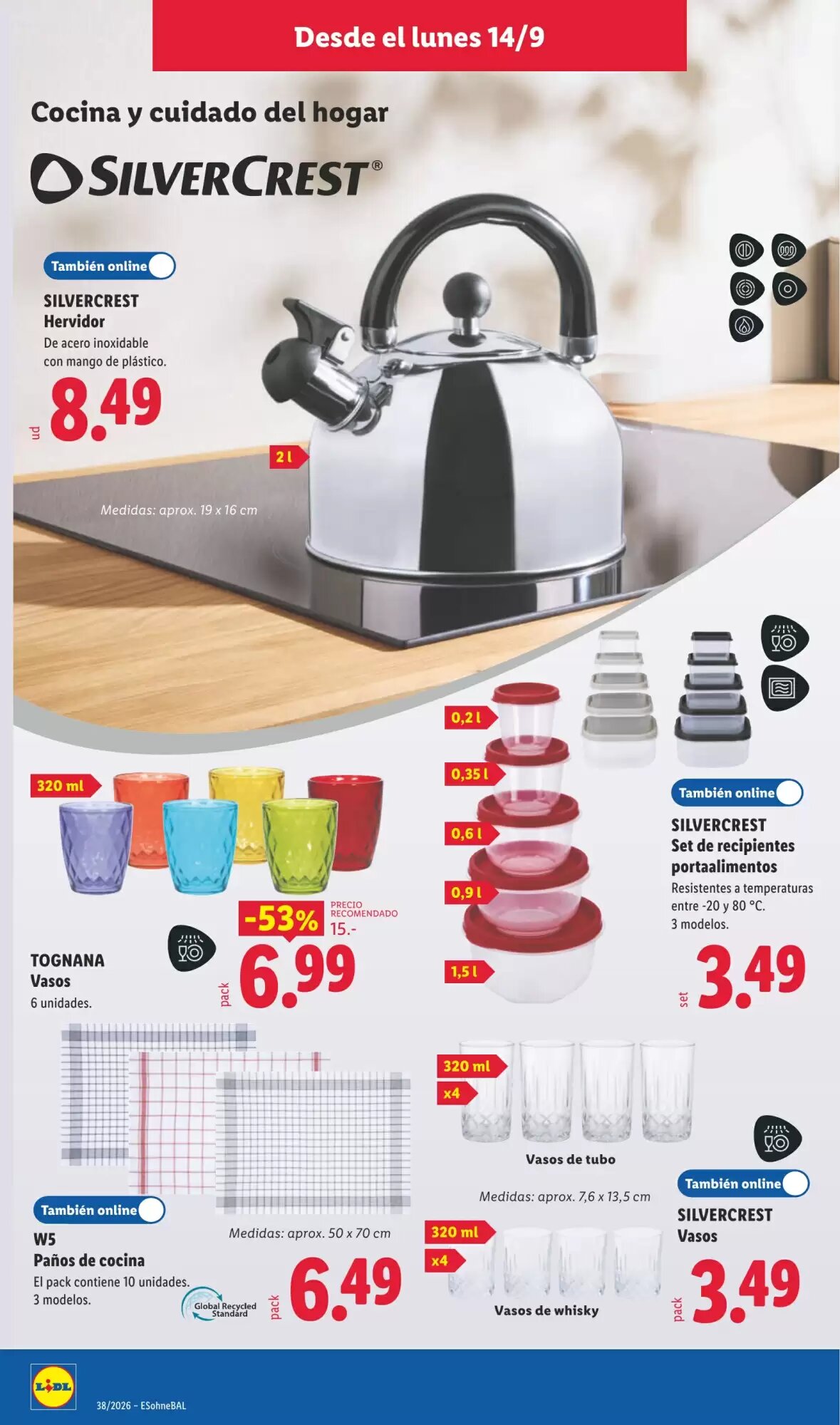 Folleto promocional de Lidl válido desde el 14/09/2026 - Página 10.
