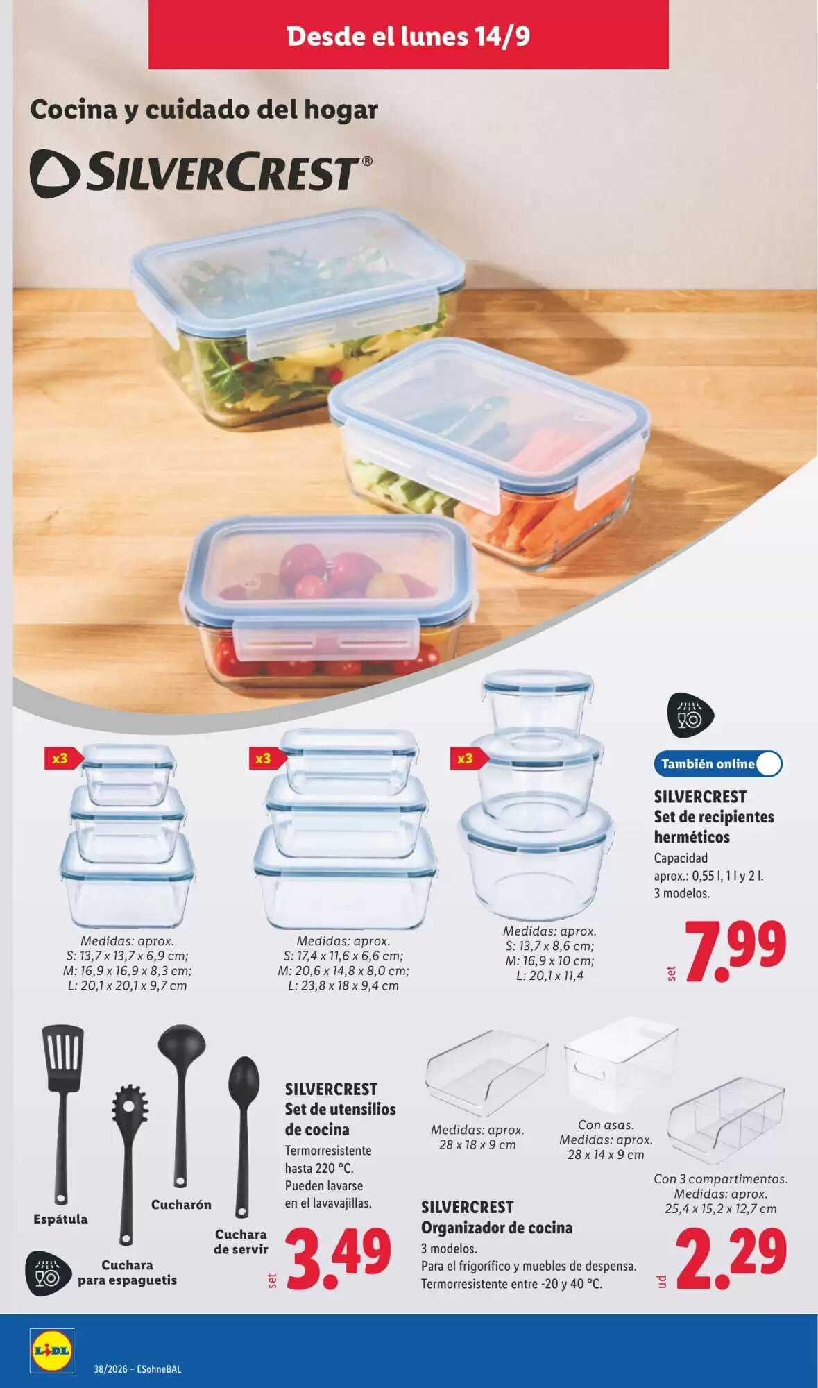 Folleto promocional de Lidl válido desde el 14/09/2026 - Página 6.