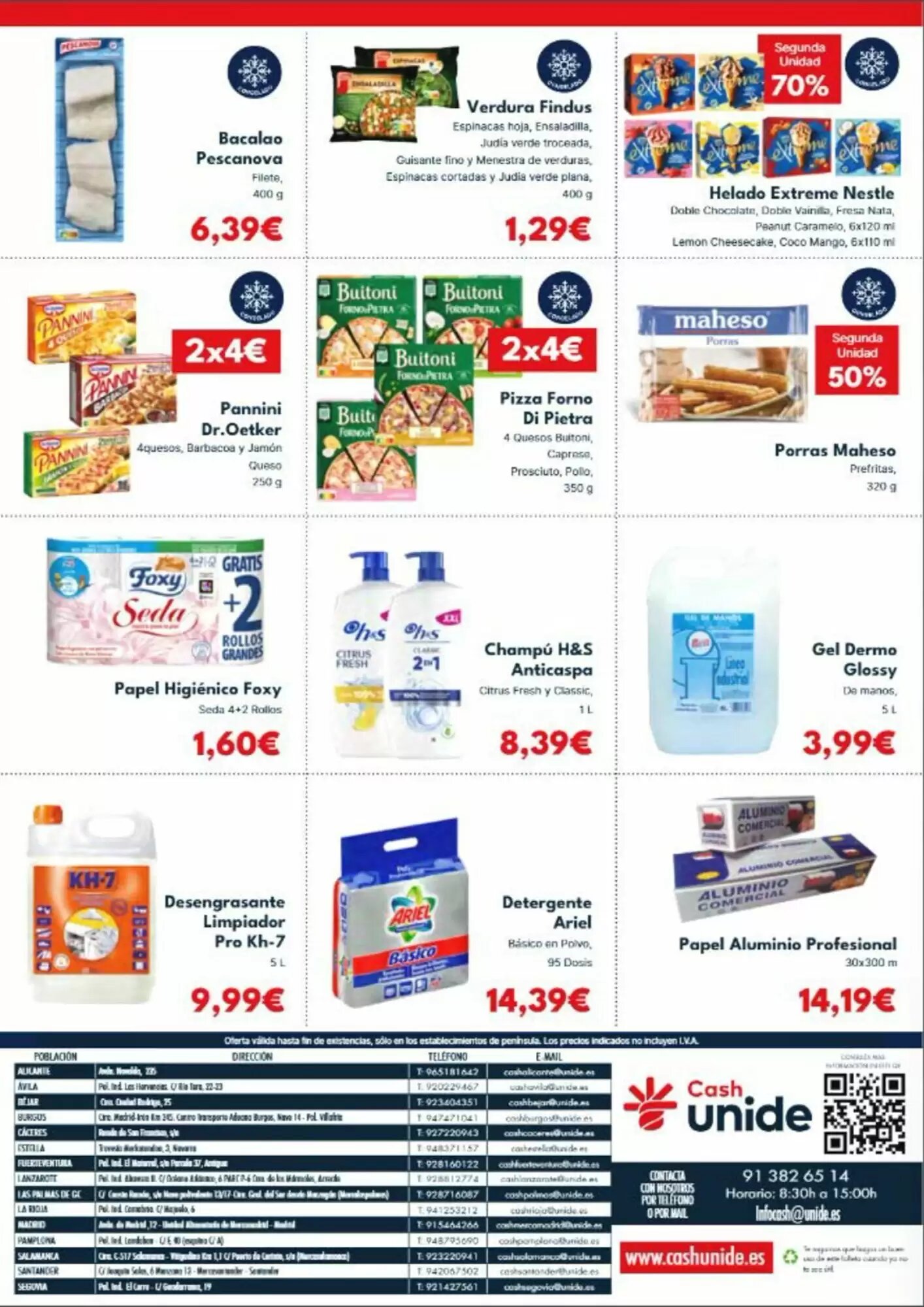 Folleto promocional de Cash Unide válido desde el 14/09/2026 - Página 4.