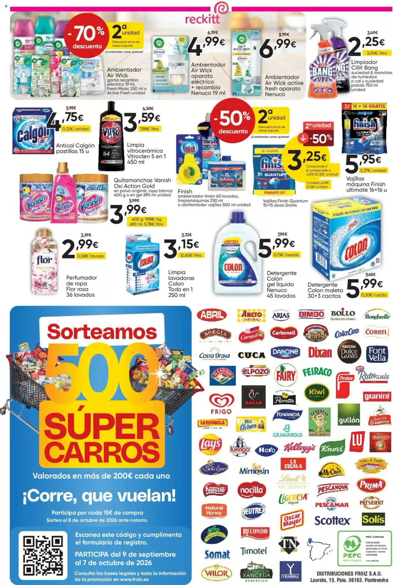 Folleto promocional de FROIZ válido desde el 15/09/2026 - Página 16.