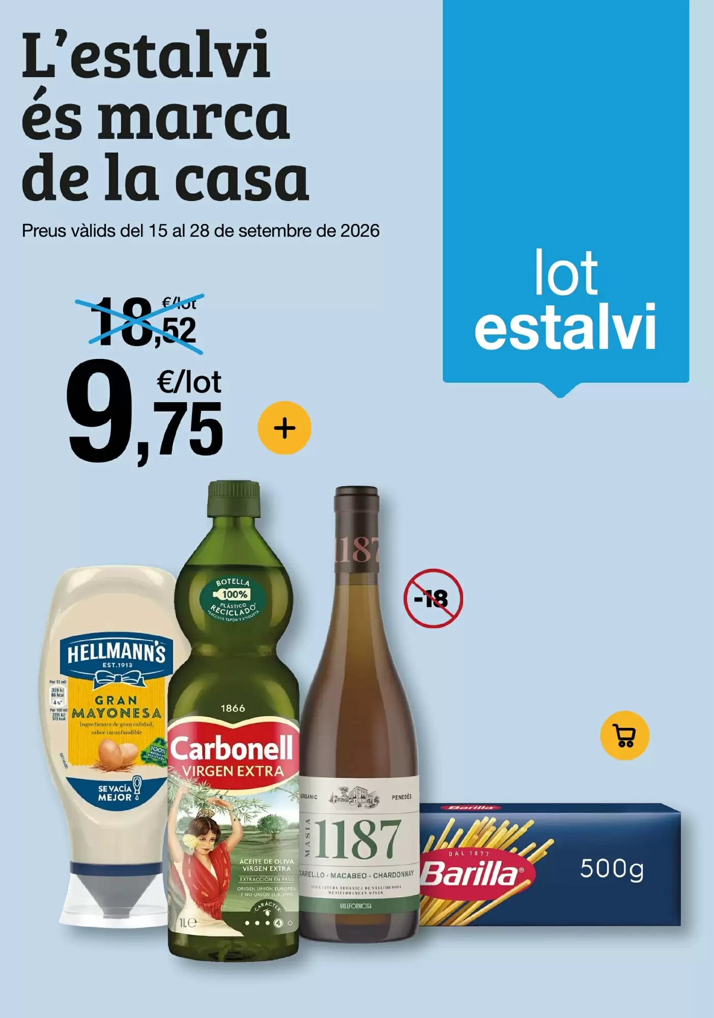 Folleto promocional de BonpreuEsclat válido desde el 15/09/2026 - Página 1.