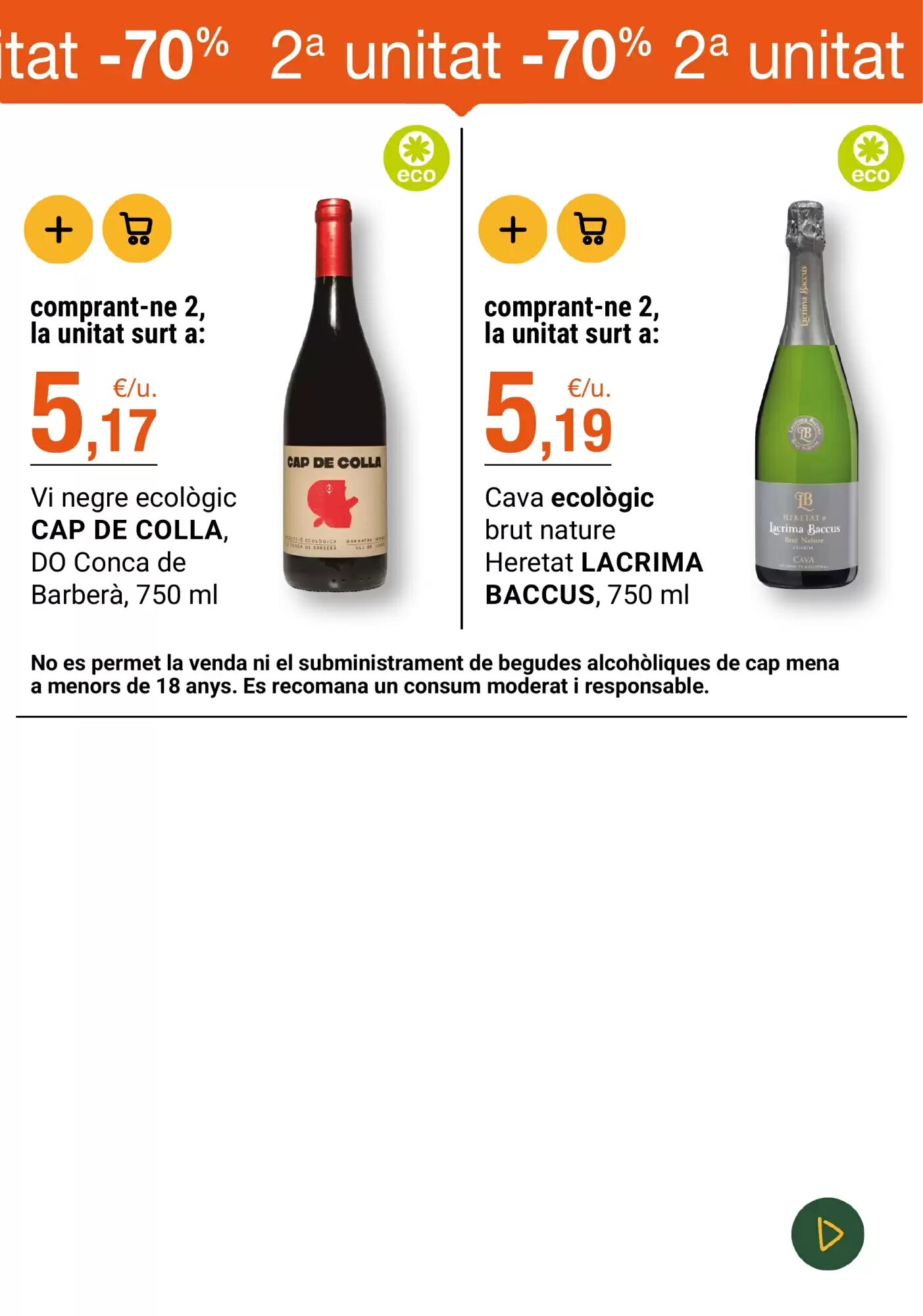 Folleto promocional de BonpreuEsclat válido desde el 15/09/2026 - Página 14.