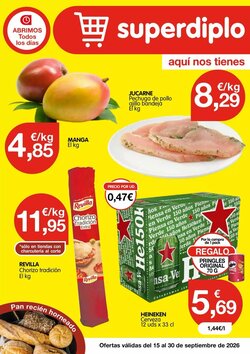 Folleto promocional de CashDiplo válido desde el 15/09/2026