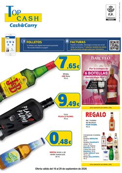 Folleto promocional de TOP Cash & Carry válido desde el 16/09/2026