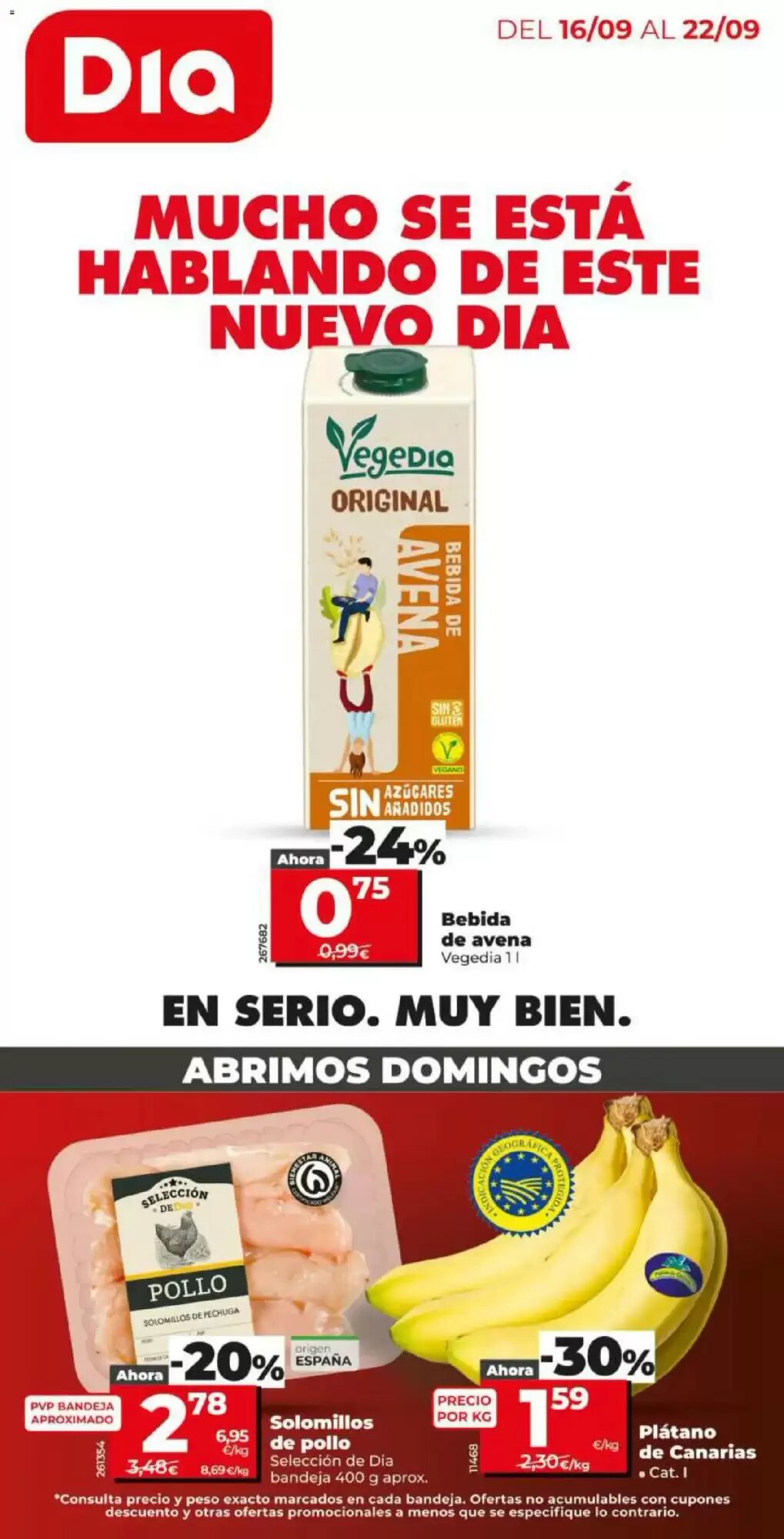 Folleto promocional de Dia válido desde el 16/09/2026 - Página 1.