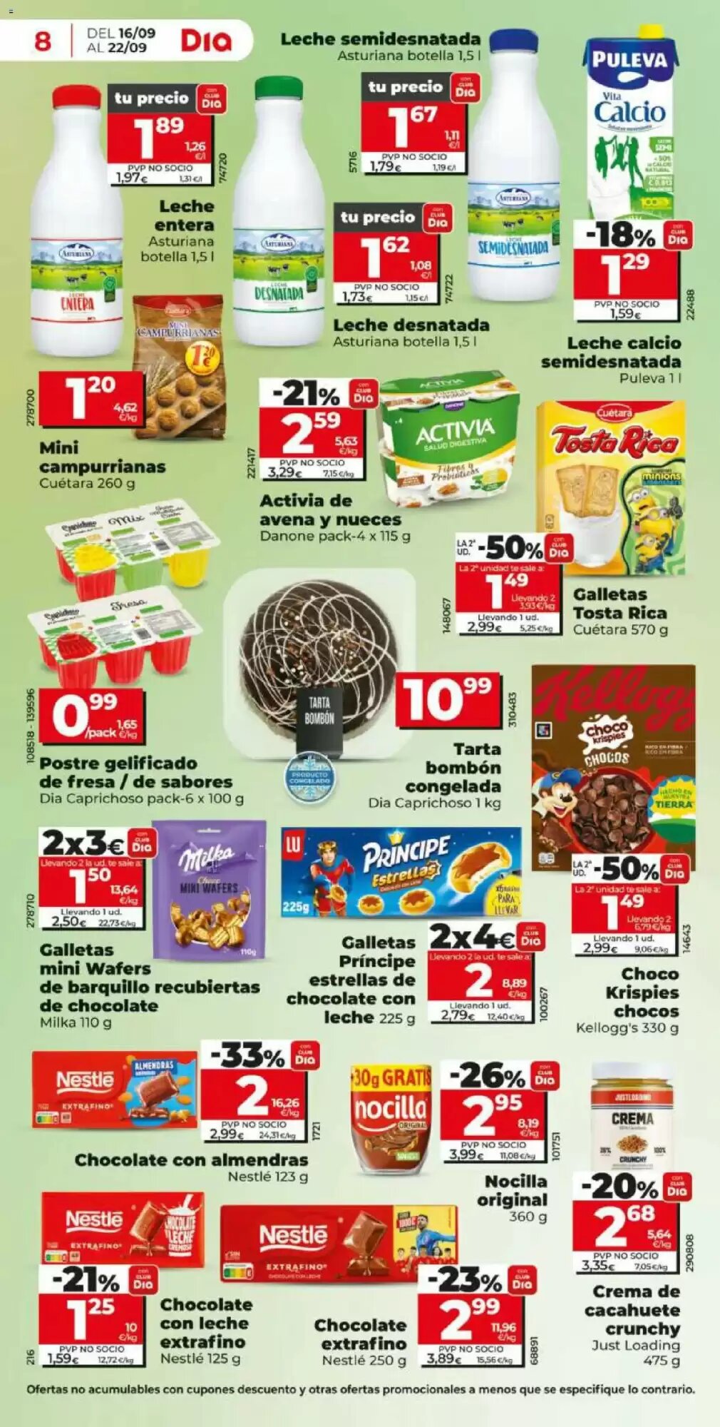 Folleto promocional de Dia válido desde el 16/09/2026 - Página 8.