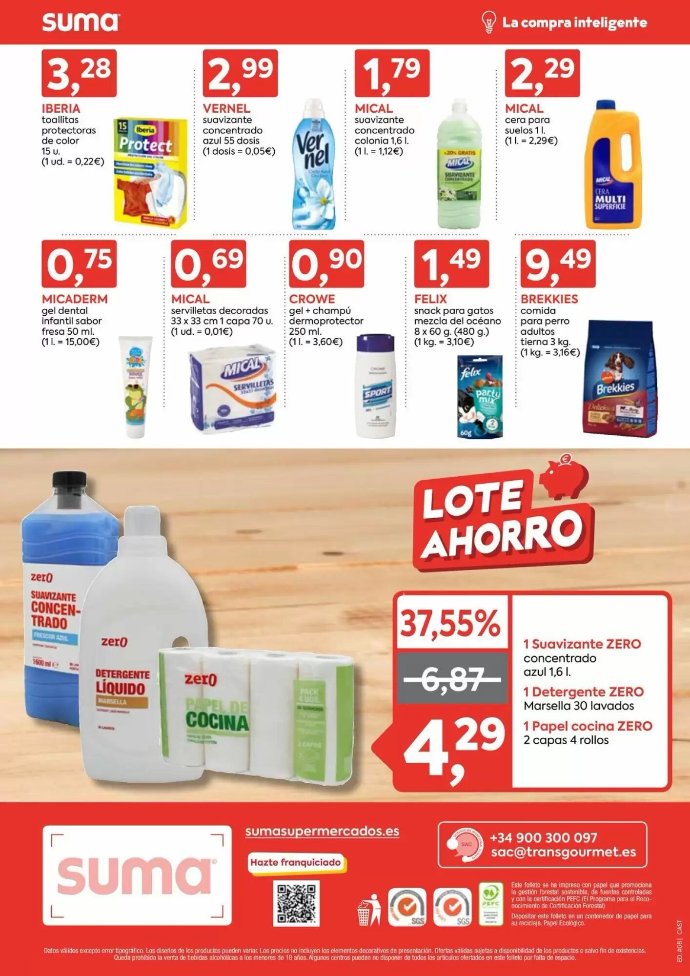 Folleto promocional de Suma Supermercados válido desde el 16/09/2026 - Página 8.
