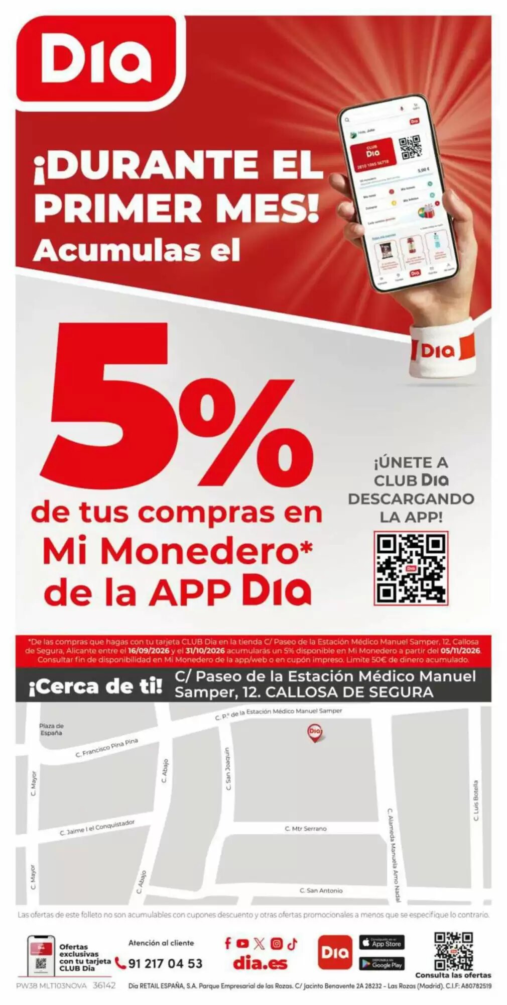 Folleto promocional de Dia válido desde el 16/09/2026 - Página 12.
