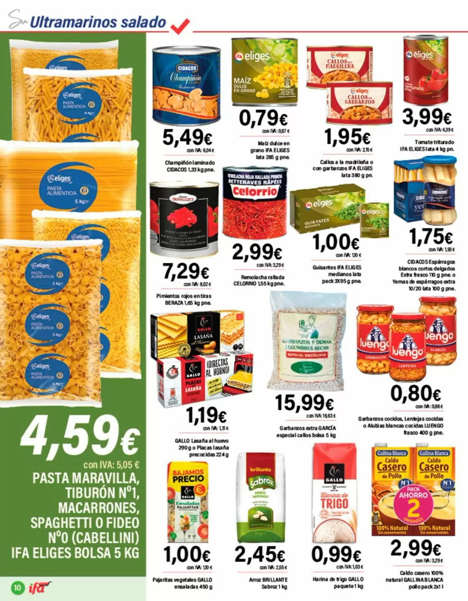 Folleto promocional de Cash Ifa válido desde el 16/09/2026 - Página 10.