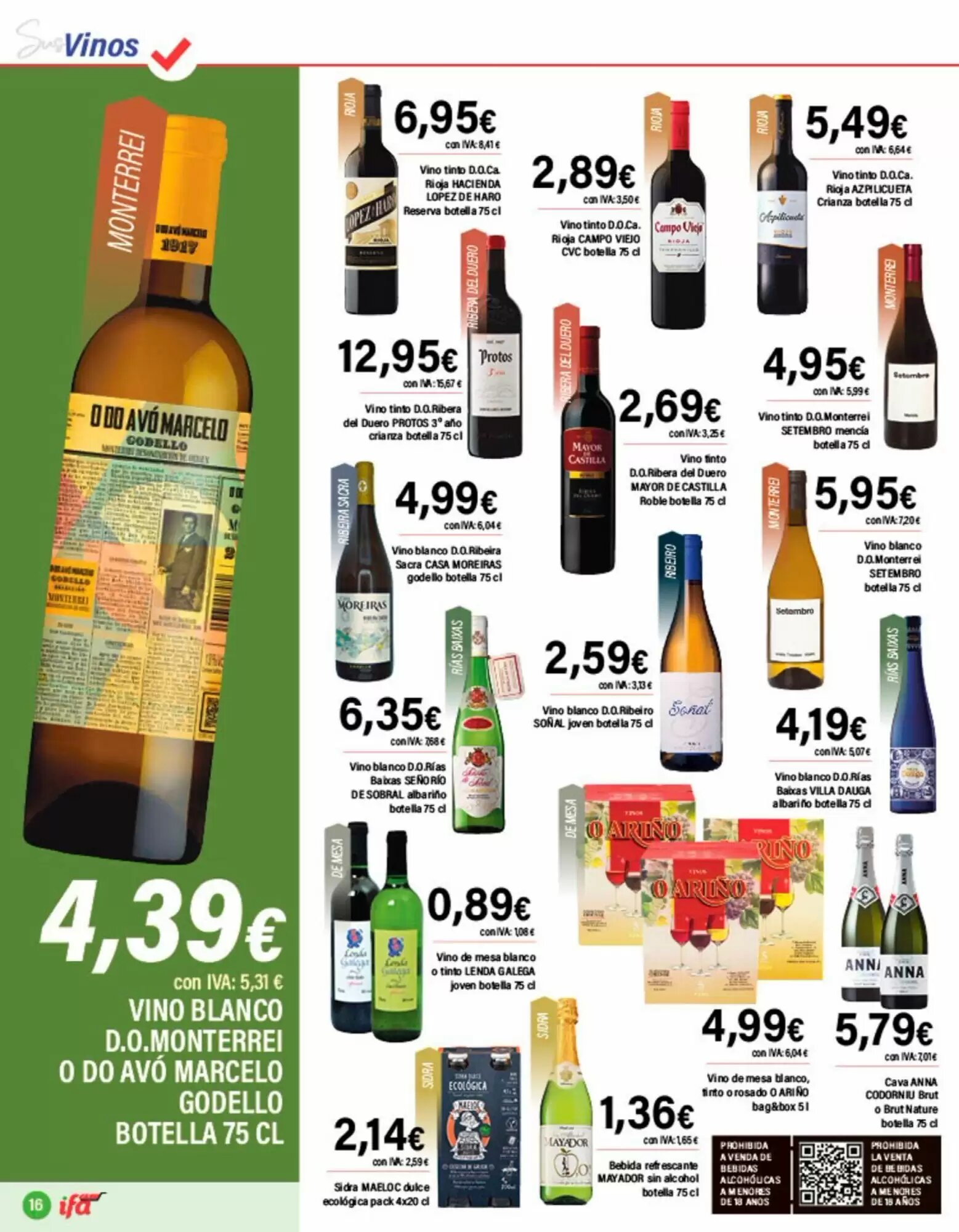 Folleto promocional de Cash Ifa válido desde el 16/09/2026 - Página 16.
